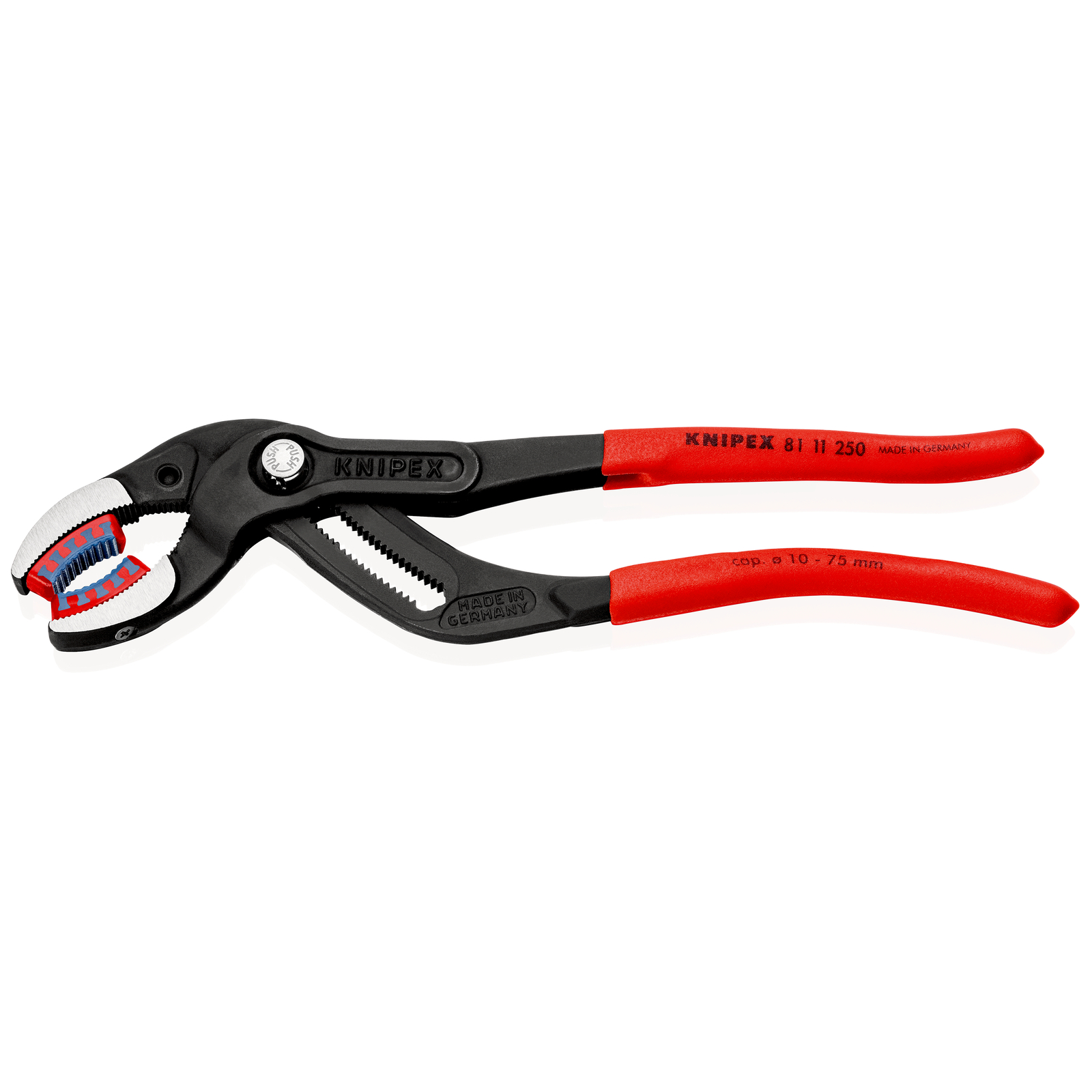 Pince pour siphons et connecteurs à becs plastique 250mm - Gainage PVC - SC KNIPEX - 8111250SB