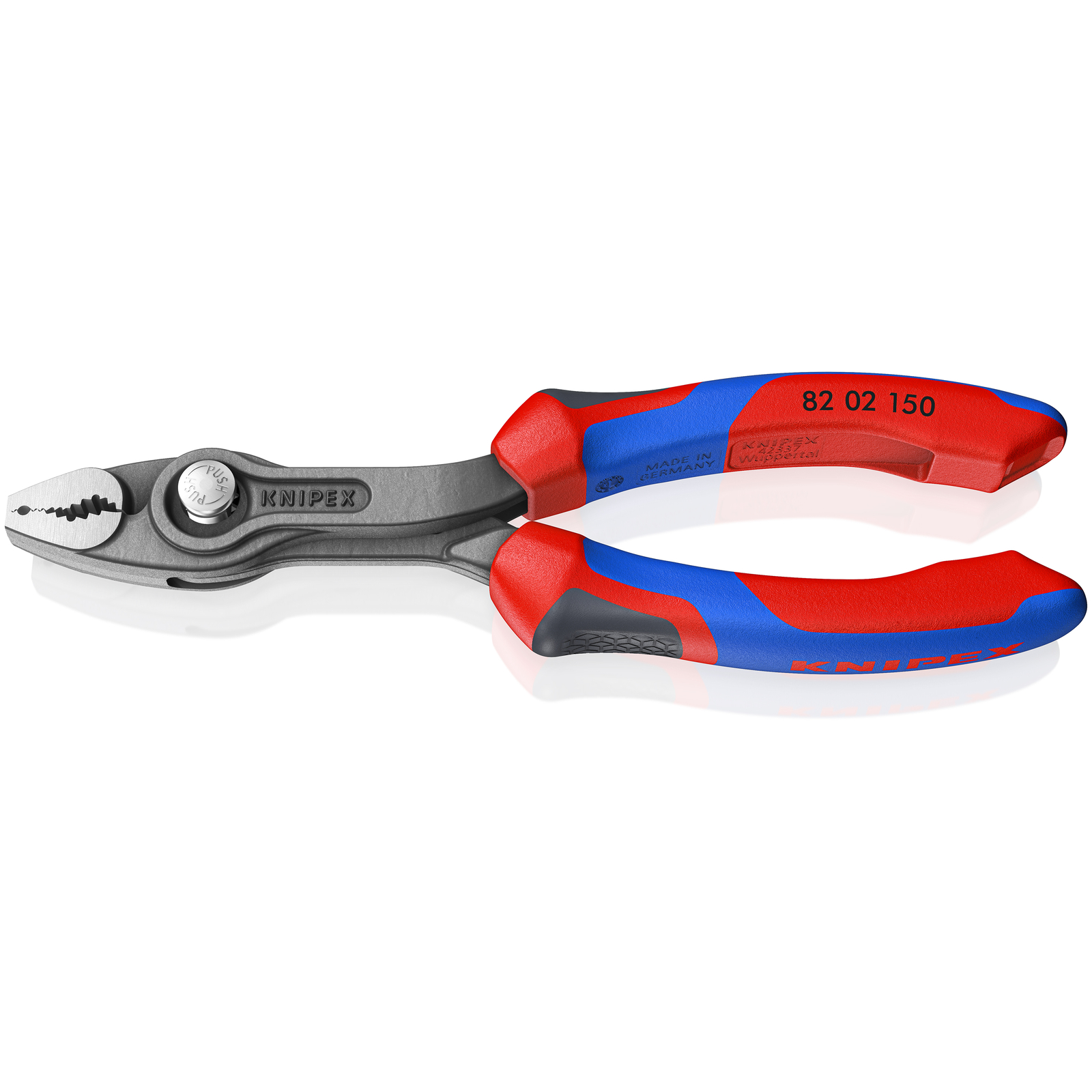 Pince multiprise frontale et latérale Twingrip 150mm - Tri-matière - Tête polie KNIPEX - 8202150