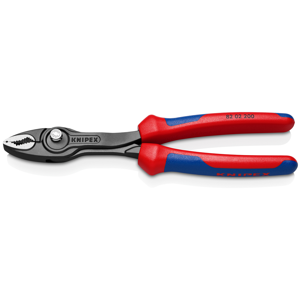 Pince de préhension frontale et latérale Twingrip - 200 mm - Gainage Bi-matière - Tête polie KNIPEX - 8202200