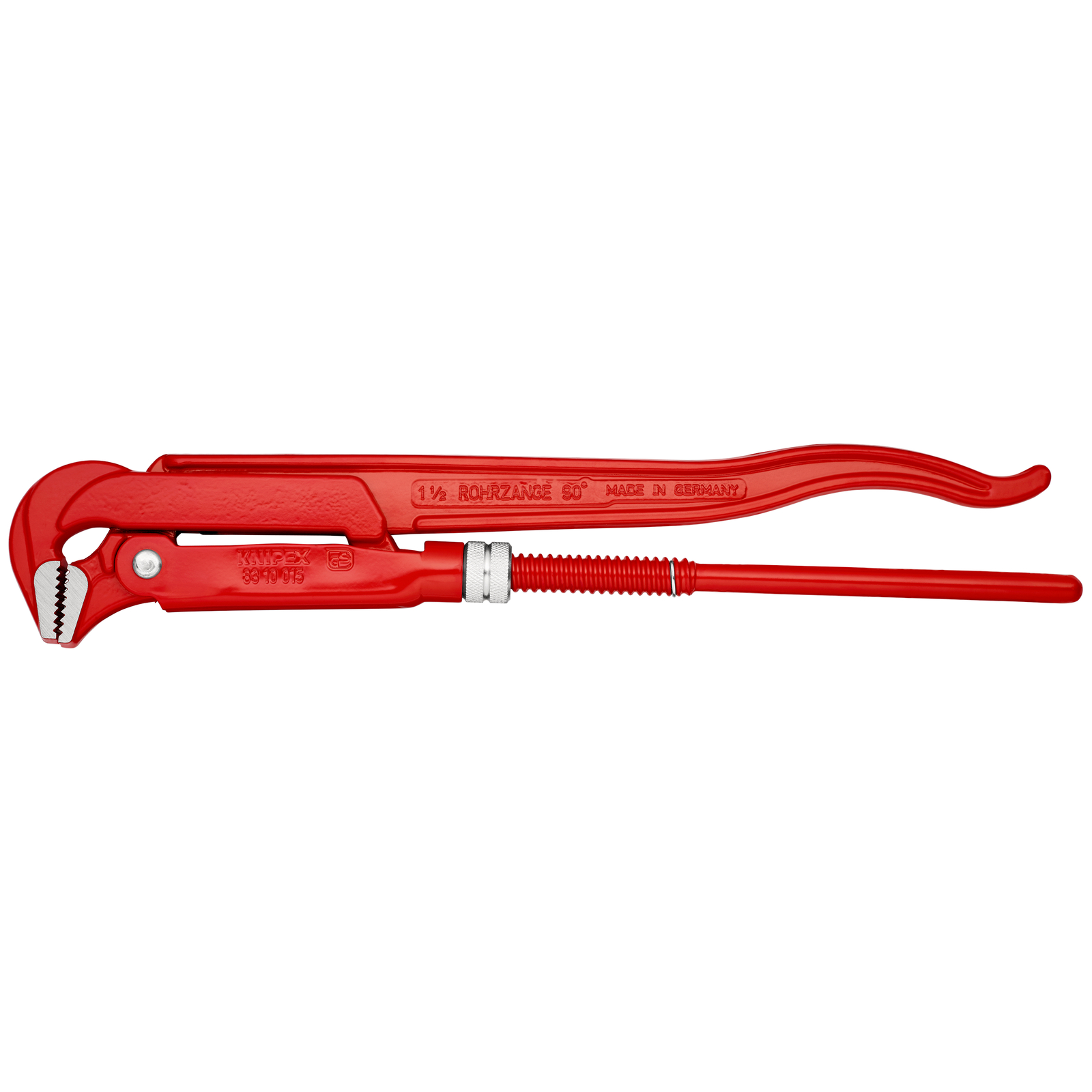 Clé serre-tubes 420mm avec mâchoires coudées à 90° - Ouverture: 60mm KNIPEX - 8310015