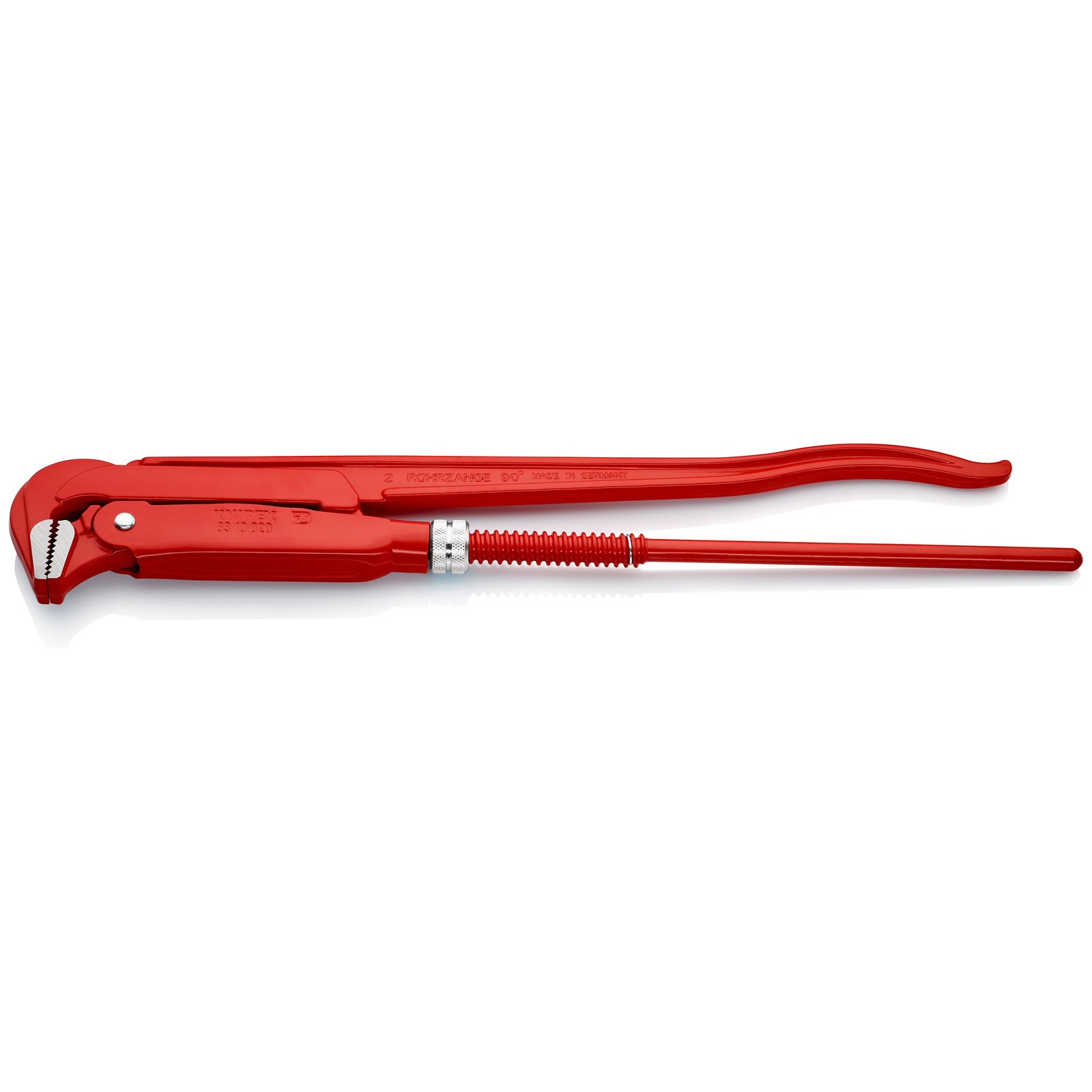 Clé serre-tubes 560mm avec mâchoires coudées à 90° - Ouverture: 70mm KNIPEX - 8310020