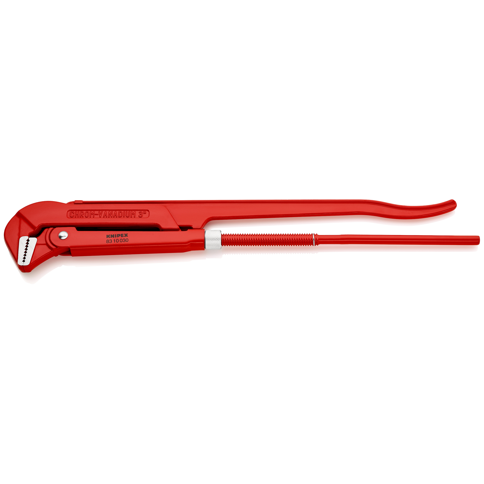 Clé serre-tubes 650mm avec mâchoires coudées à 90° - Ouverture: 10 à 105mm KNIPEX - 8310030