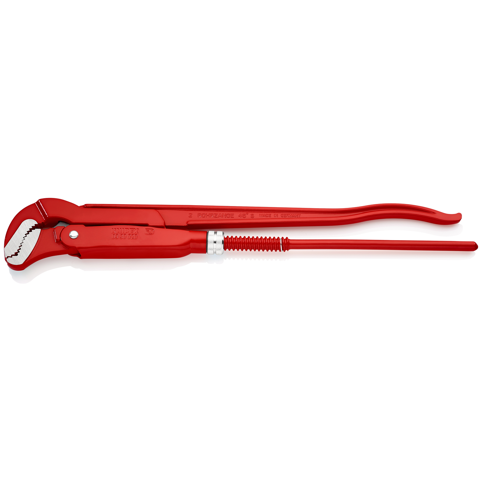 Clé serre-tubes 540mm à mâchoires coudées en S - Ouverture: 10 - 70mm KNIPEX - 8330020