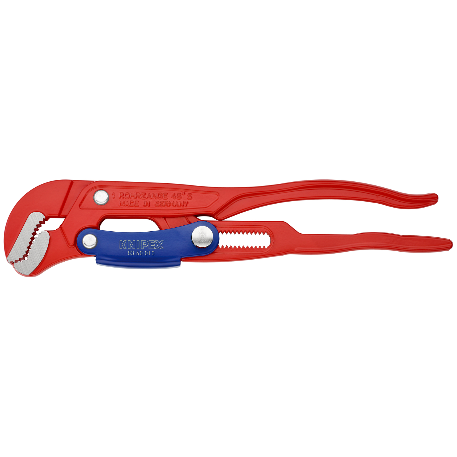 Clé serre-tubes 330mm à mâchoires en S - Réglage par bouton - Ouverture: 42mm KNIPEX - 8360010