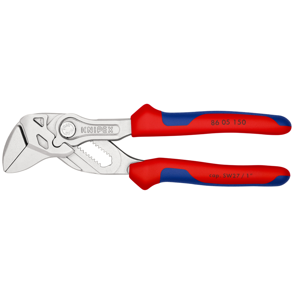 Pince cle 150mm chrome bimatiere KNIPEX - 86 05 150 SB
