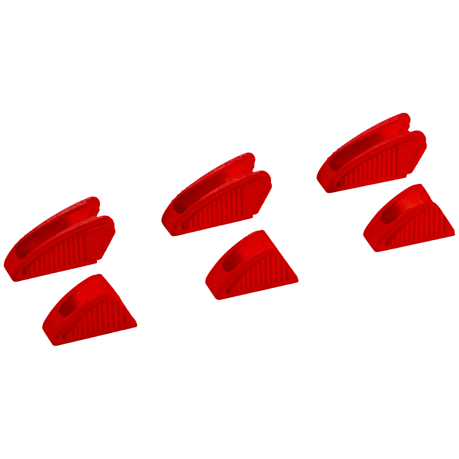 Mâchoires de protection adaptables sur pince-clé 180mm - Set de 3 paires KNIPEX - 8609180V01