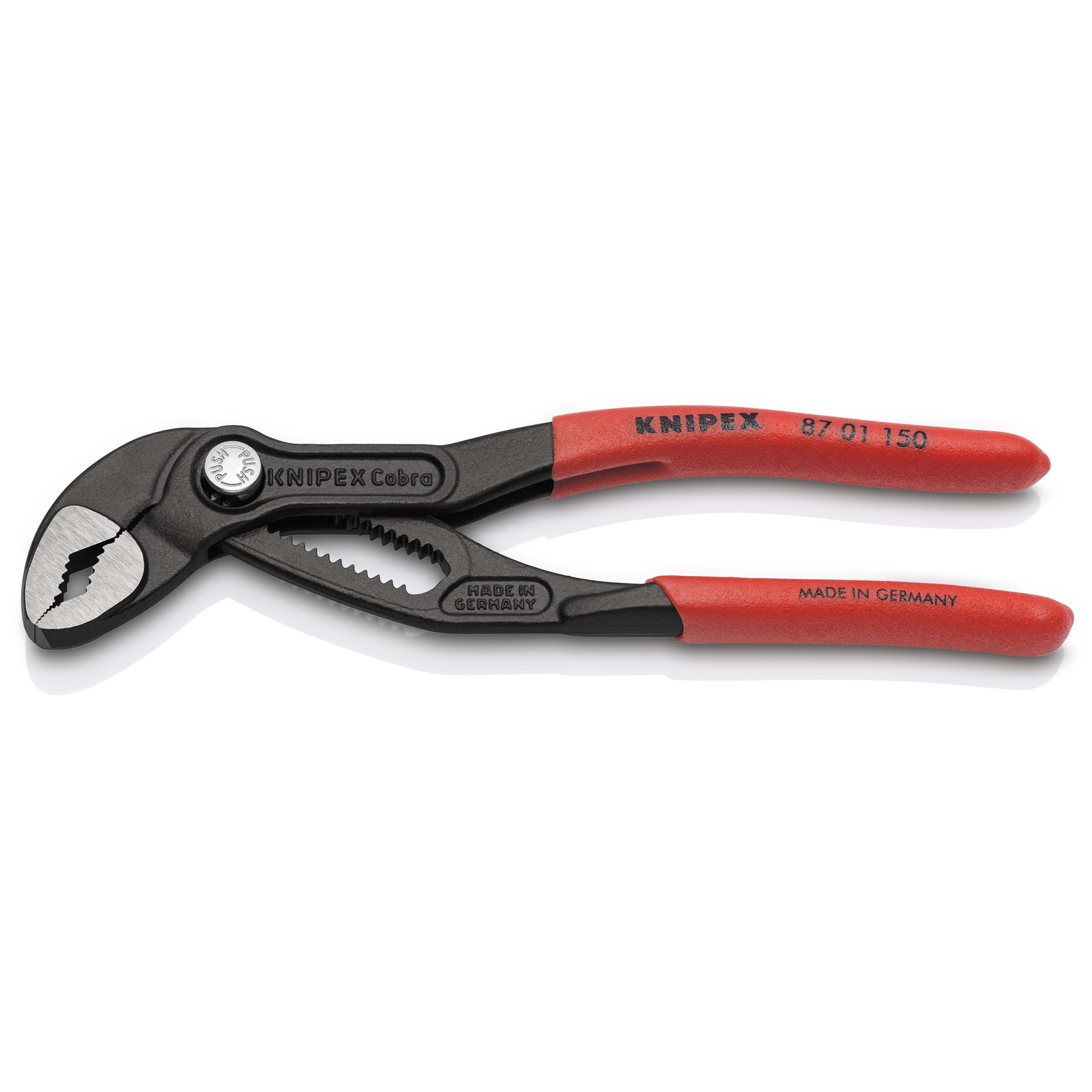 Pince multiprise Cobra 150mm - Gainage PVC - Ouverture 30mm - 11 positions - SC KNIPEX - 8701150SB