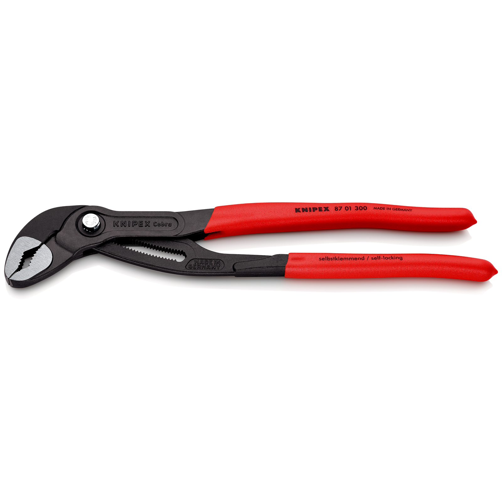 Pince multiprise Cobra 300mm - Gainage PVC - Ouverture 60mm - 30 positions KNIPEX - 8701300