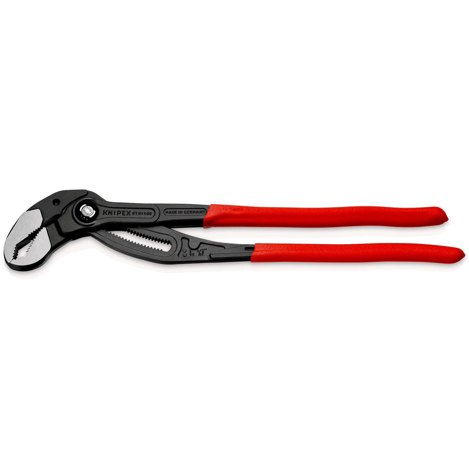 Pince multiprise Cobra XL 400mm - Gainage PVC - Ouverture 95mm 27 positions SC KNIPEX - 8701400SB
