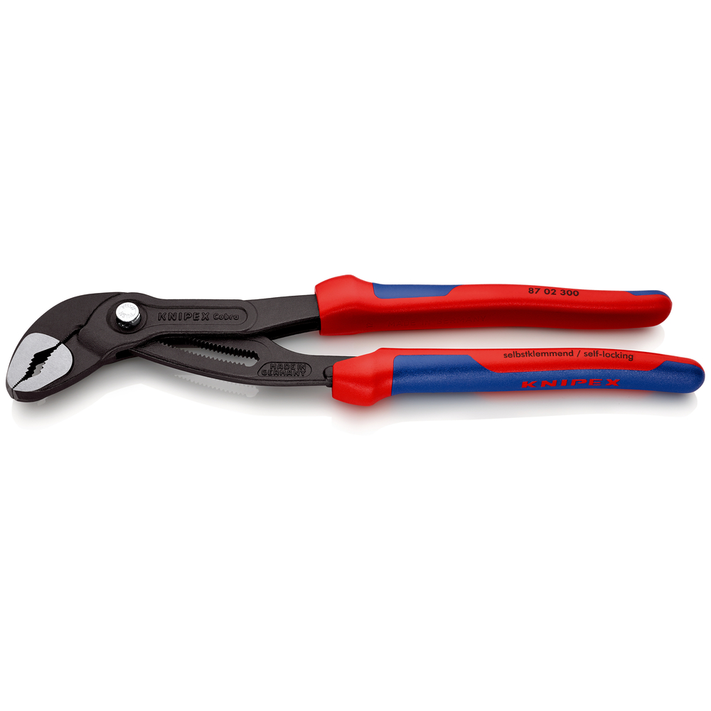 Pince multiprise Cobra® 300mm - Gainage bi-matière - Capacité 60mm KNIPEX - 8702300SB