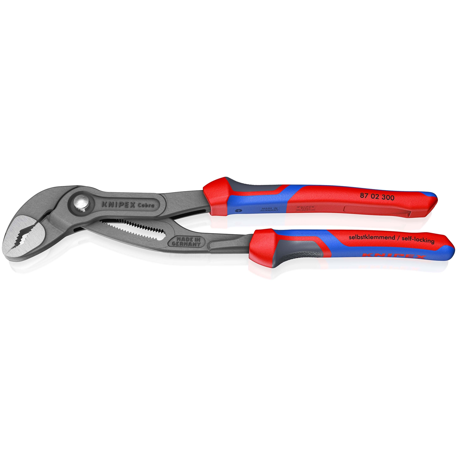 Pince multiprise Cobra 300mm - Bi-matière - Ouverture 60mm - 30 positions - SC KNIPEX - 8702300SB