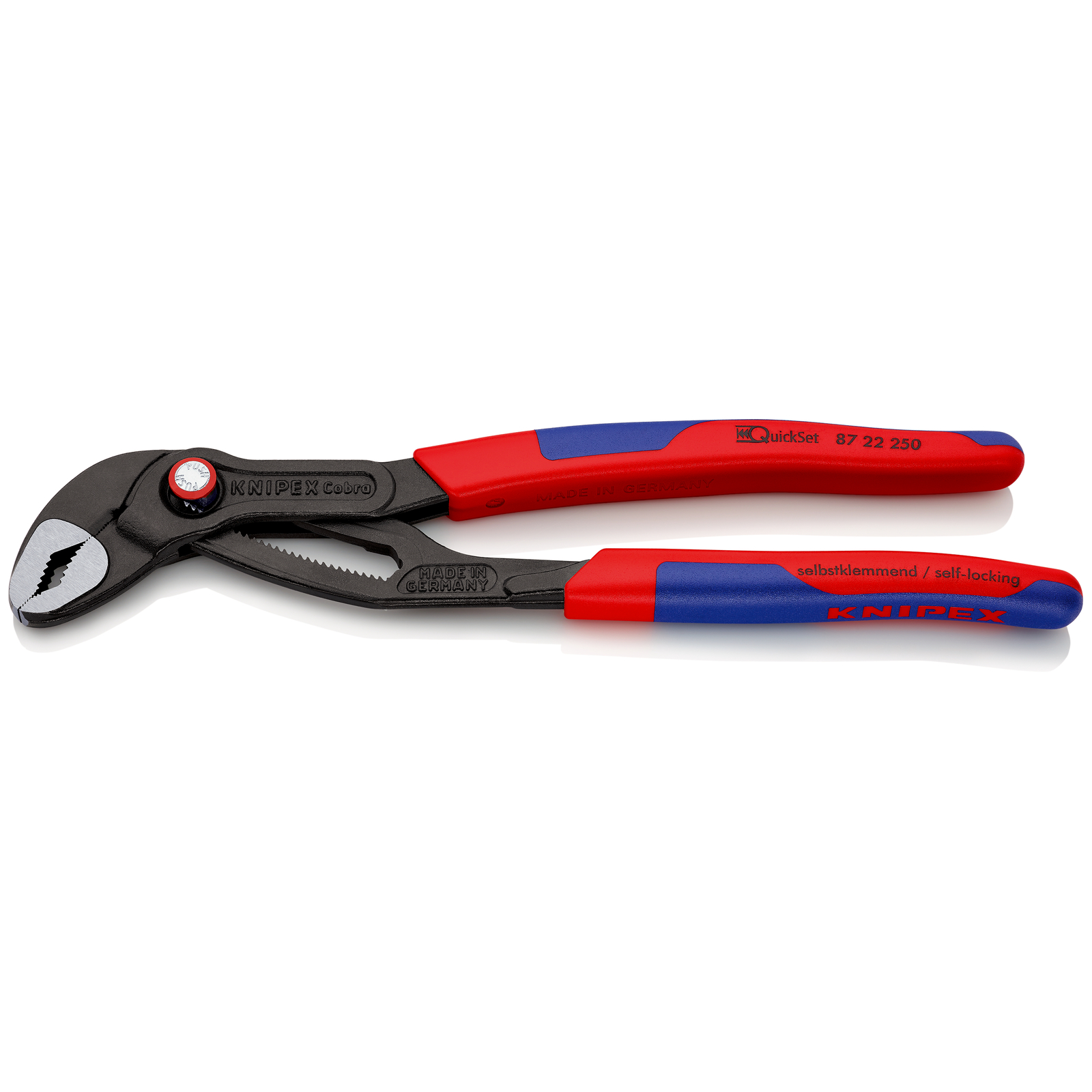 Pince multiprise Cobra QuickSet 250mm - Bimat - Ouverture 46mm - 25 positions KNIPEX - 8722250