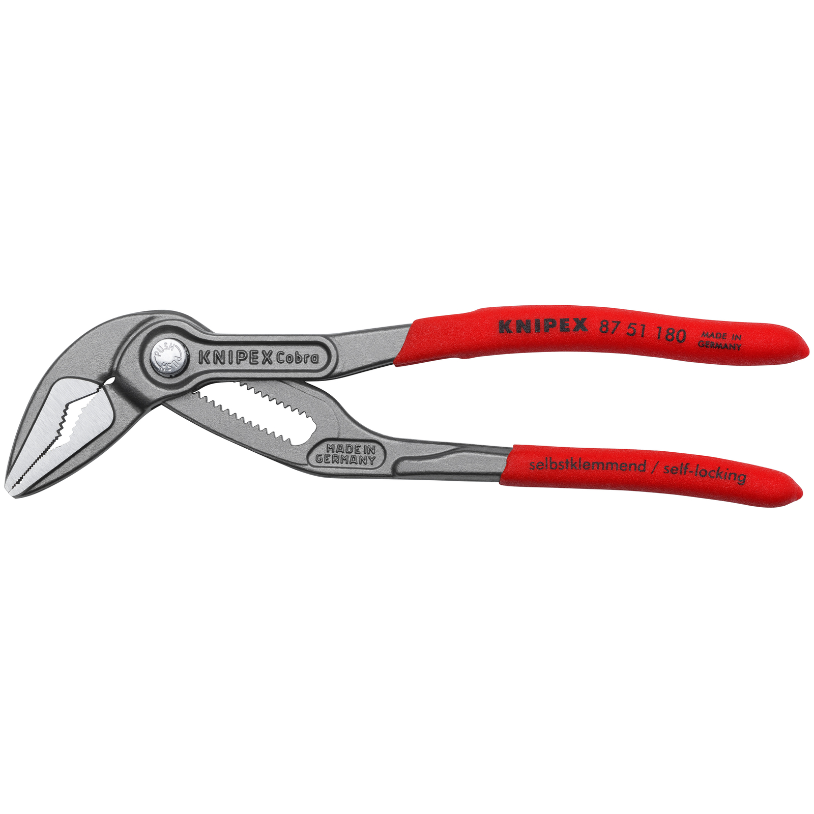 Pince multiprise Cobra ES 180mm - PVC - Ouverture 32mm - 18 positions KNIPEX - 8751180