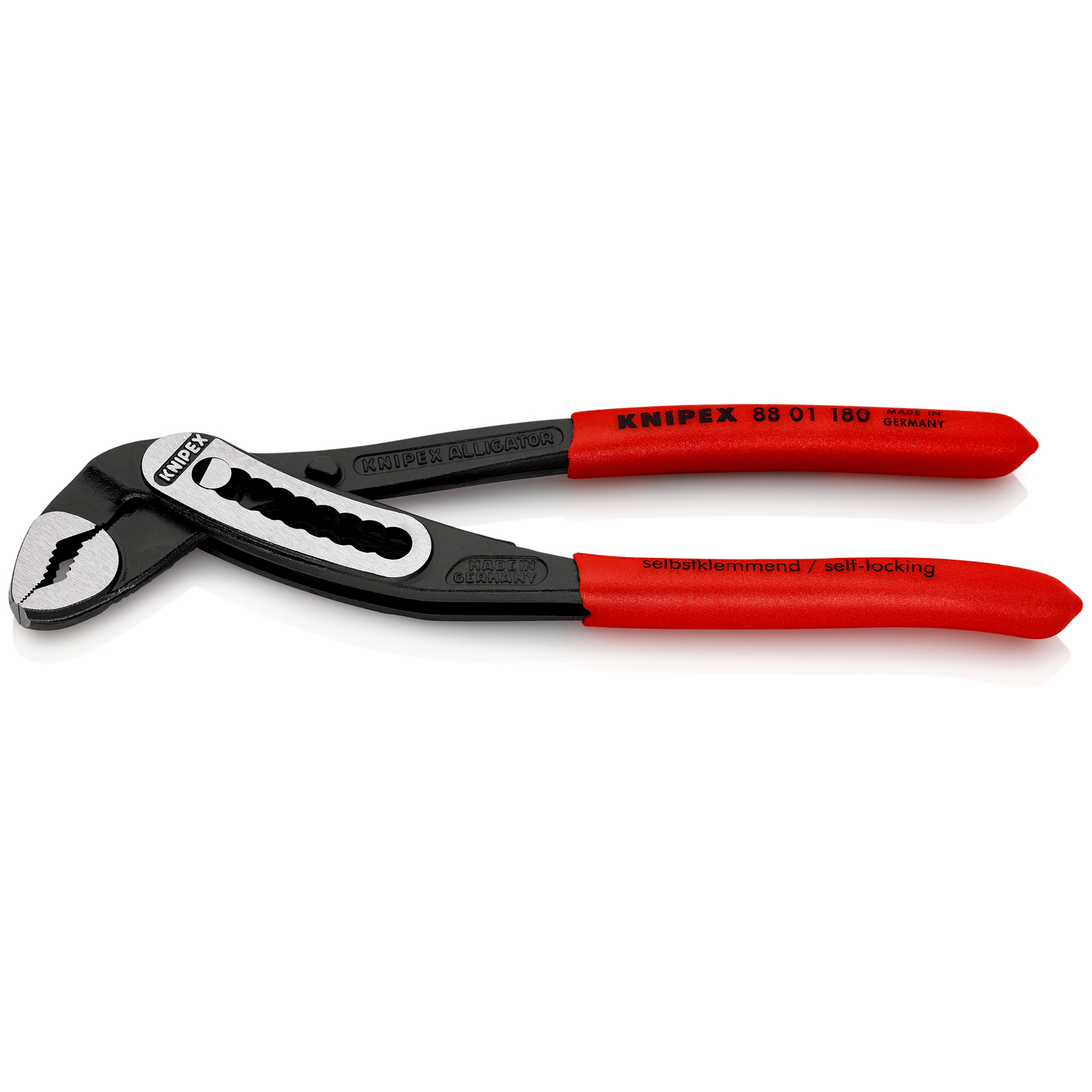Pince multiprise Alligator 180mm - PVC - Ouverture 36mm - 9 positions - SC KNIPEX - 8801180SB