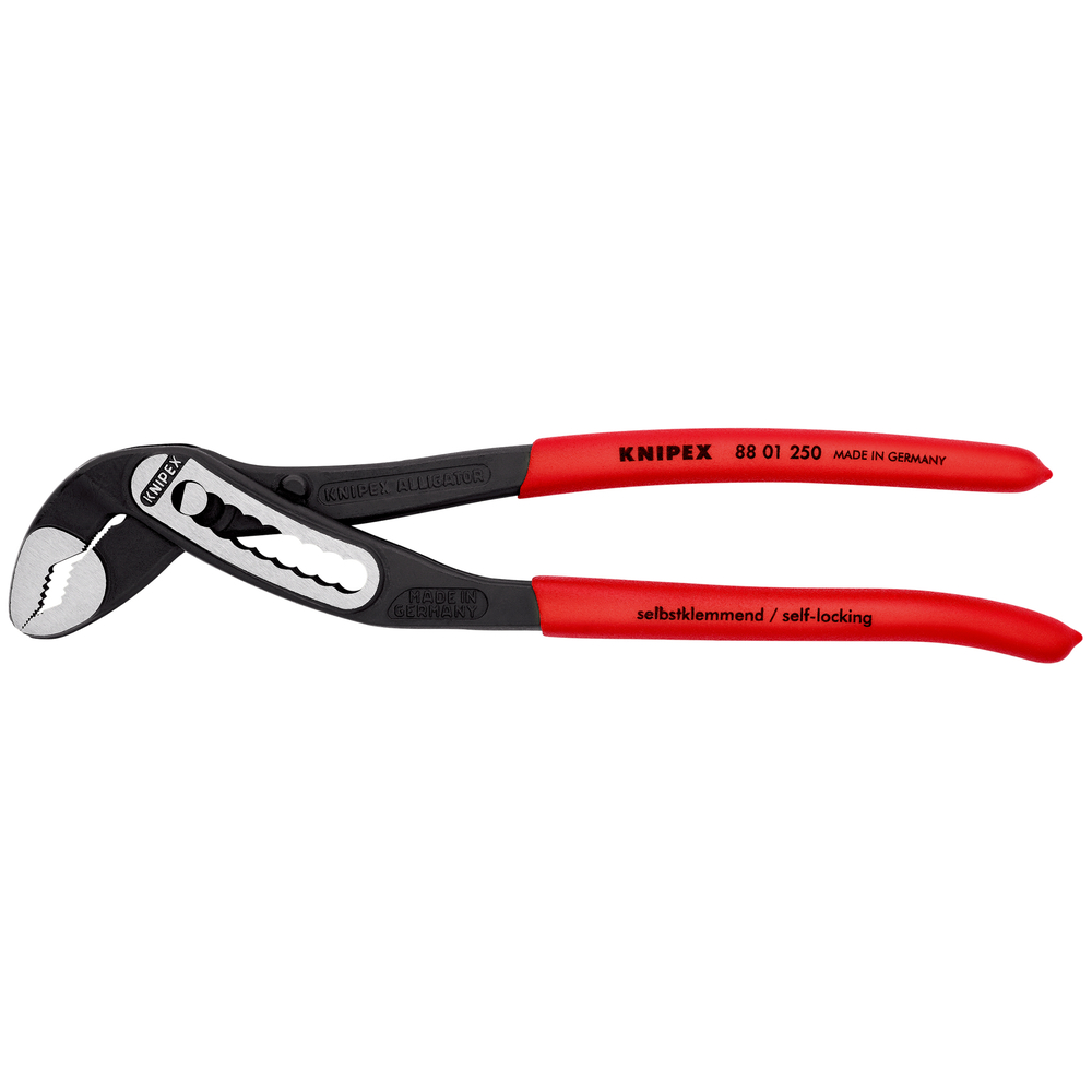 Pince multiprise alligator ouverture 46mm KNIPEX longueur 250mm sur carte - 88 01 250 SB