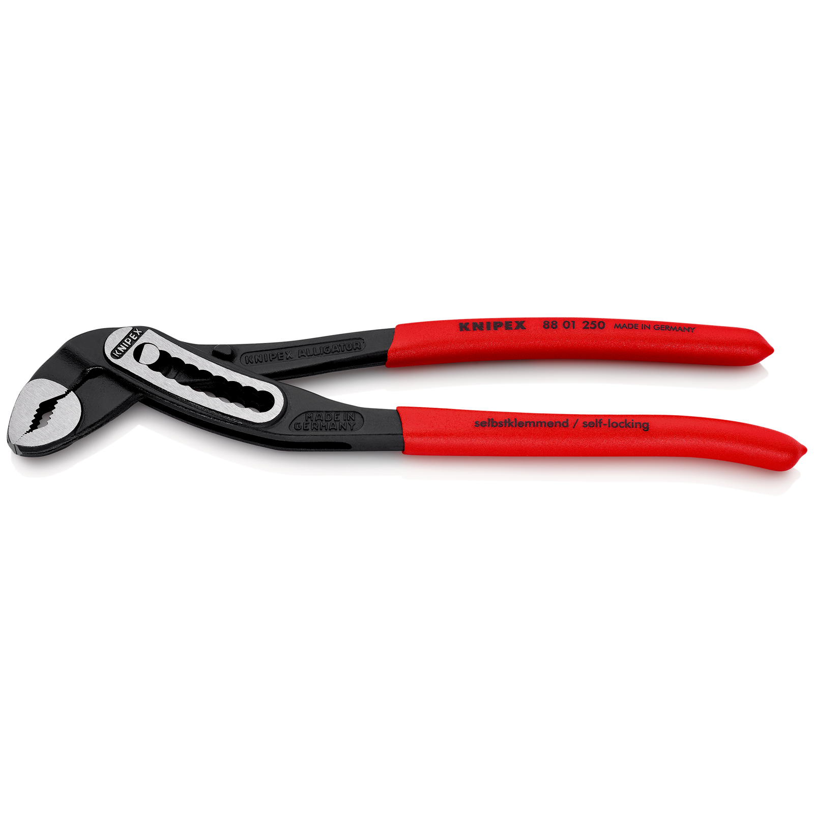 Pince multiprise Alligator 250mm - PVC - Ouverture 46mm - 9 positions - SC KNIPEX - 8801250SB
