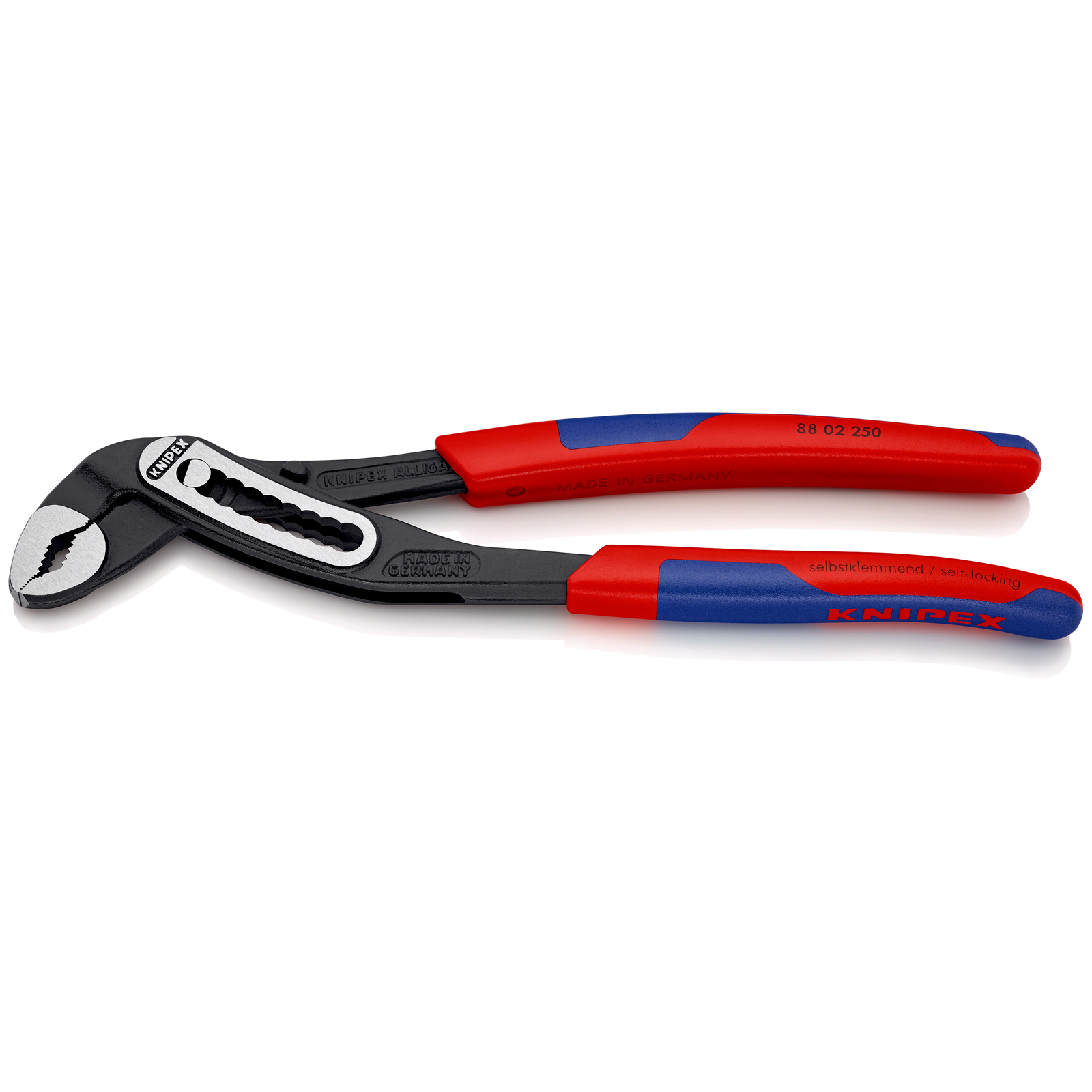 Pince multiprise Alligator 250mm - Bi-matière - Ouverture 46mm - 9 positions SC KNIPEX - 8802250SB