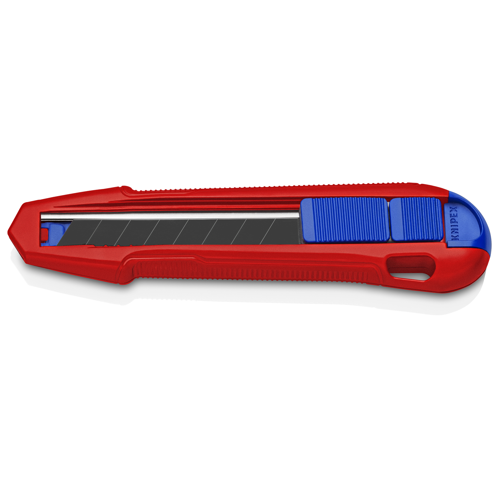 Cutter universel CutiX 165 mm avec barre stabilisatrice - 2 lames de rechange KNIPEX - 9010165BK