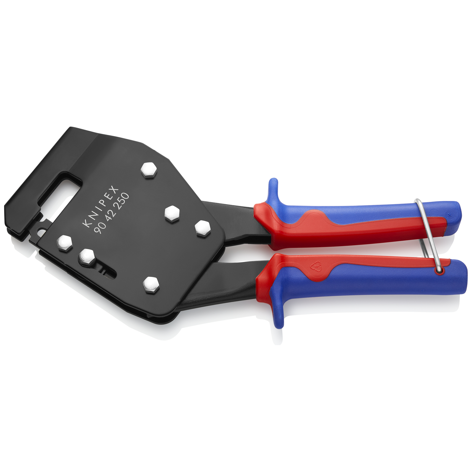 Pince à sertir les profilés métalliques - Ressort - 250mm - Bi-matière - 1 main KNIPEX - 9042250