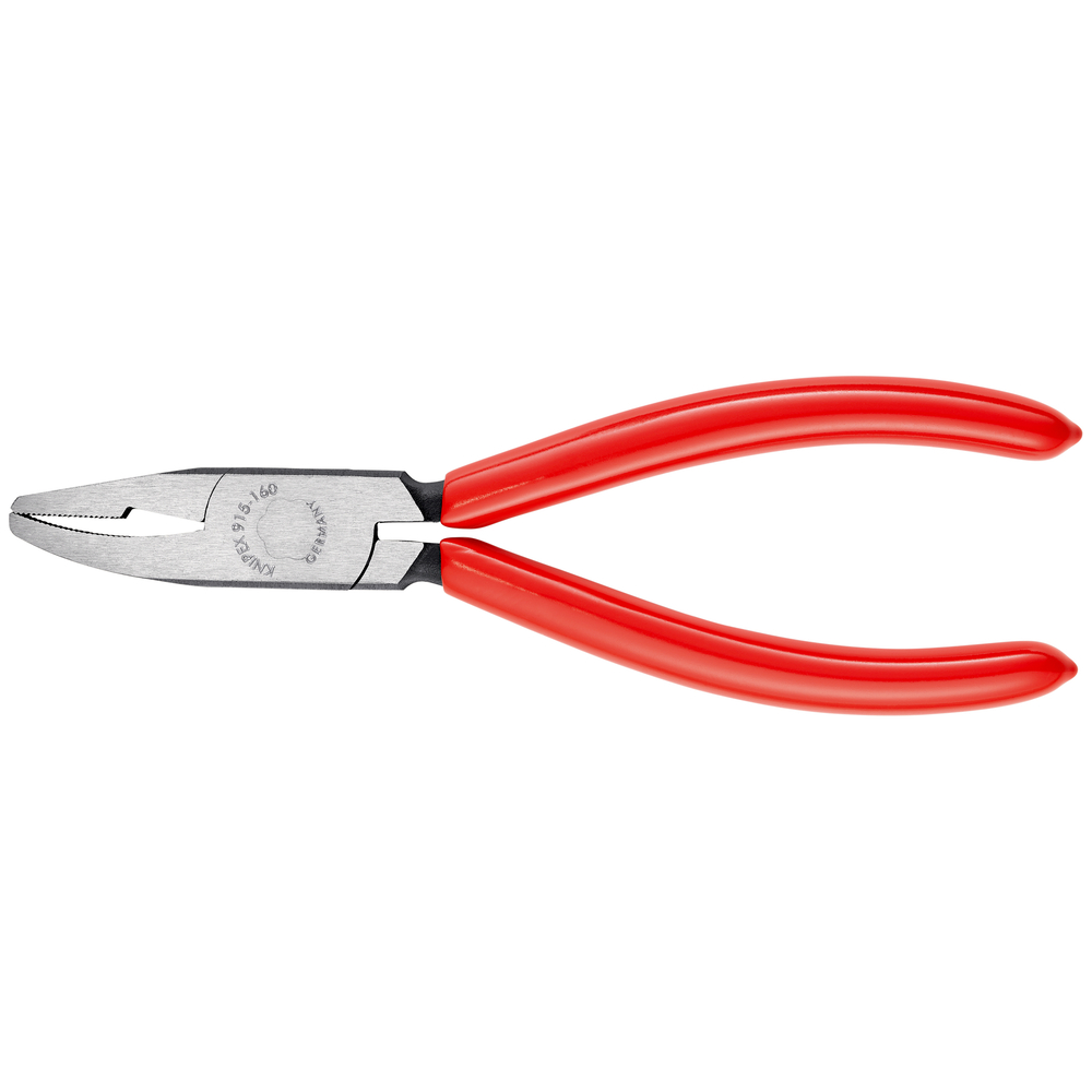 Pince à gruger le verre 160mm - Gainage PVC - Tête polie - Becs de largeur 9,5mm KNIPEX - 9151160