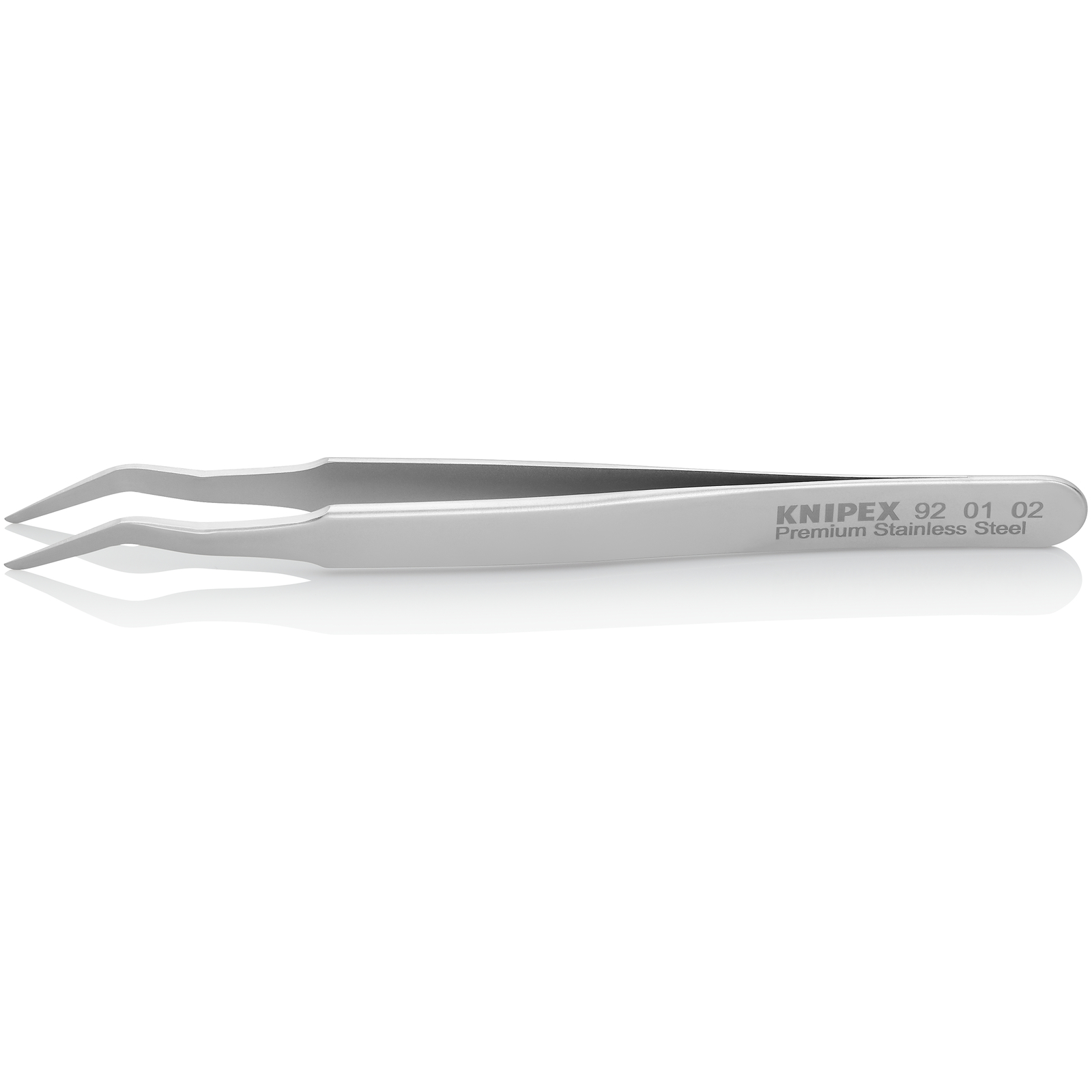 Pince brucelle inox SMD 120mm coudée à 35° KNIPEX - 920102