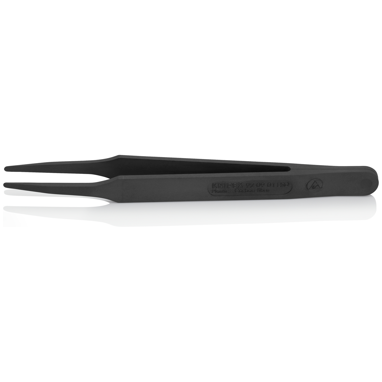 Pince brucelle en plastique 115mm ESD KNIPEX - 920901ESD