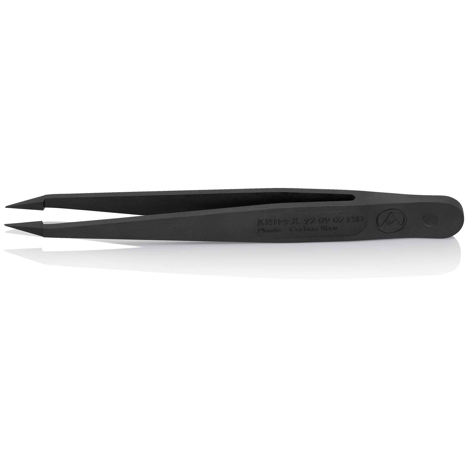 Pince brucelle en plastique 115mm ESD KNIPEX - 920902ESD