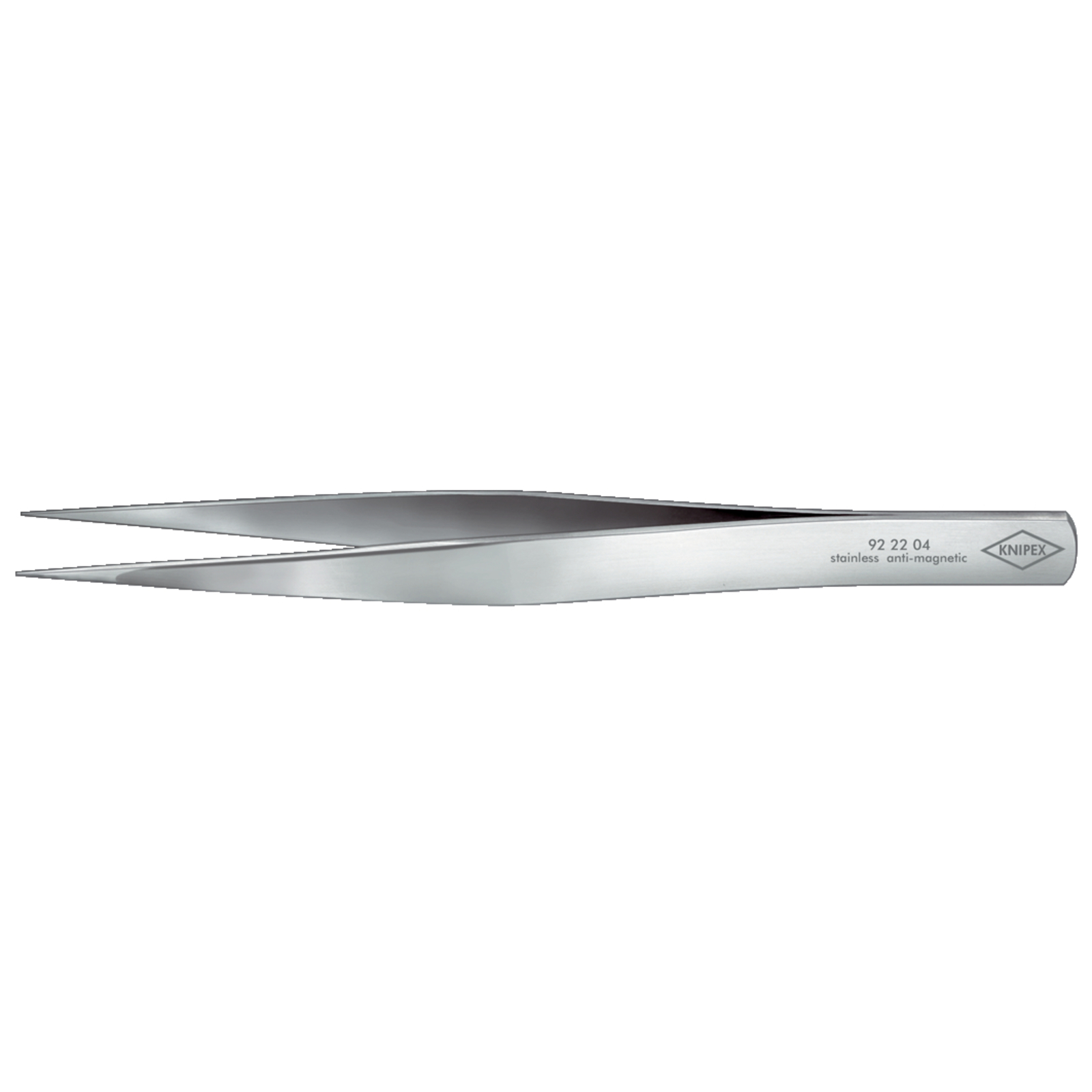 Brucelle de précision 130mm droite - Pointue - Acier inoxydable antimagnétique KNIPEX - 922204