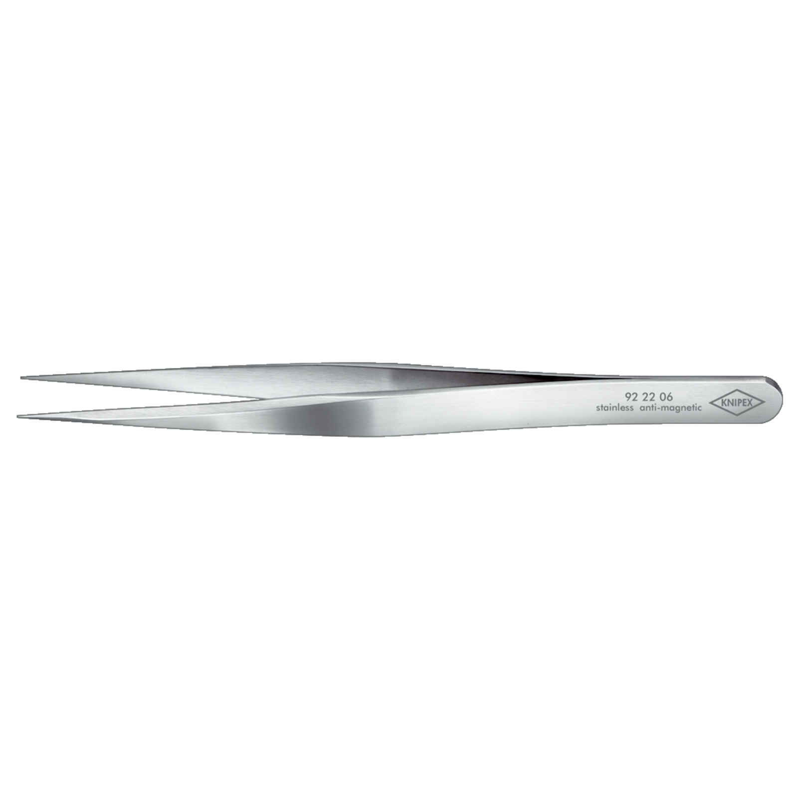 Brucelle de précision 120mm droite - Pointue - Acier inoxydable antimagnétique KNIPEX - 922206