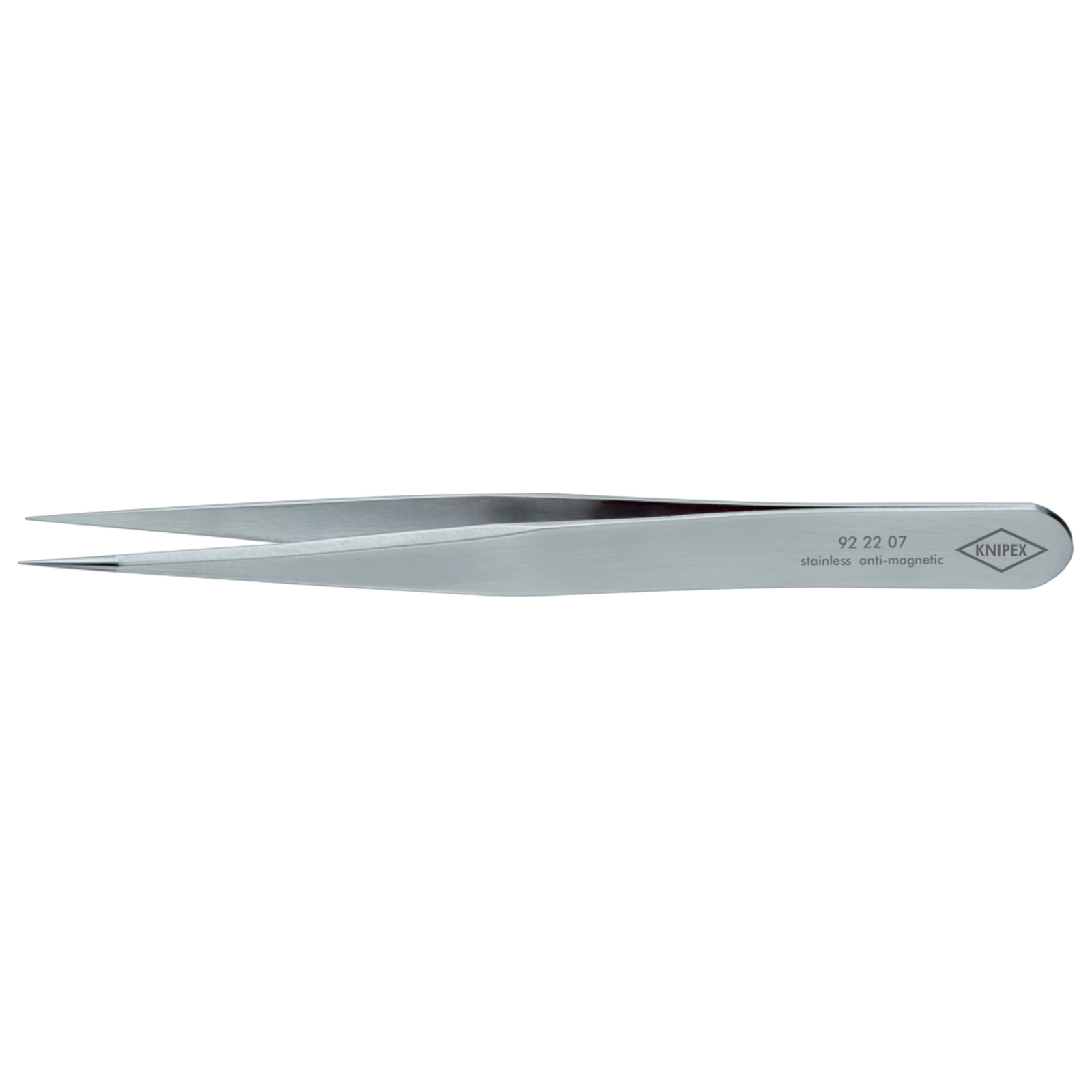 Brucelle de précision 115mm droite - Pointue - Acier inoxydable antimagnétique KNIPEX - 922207