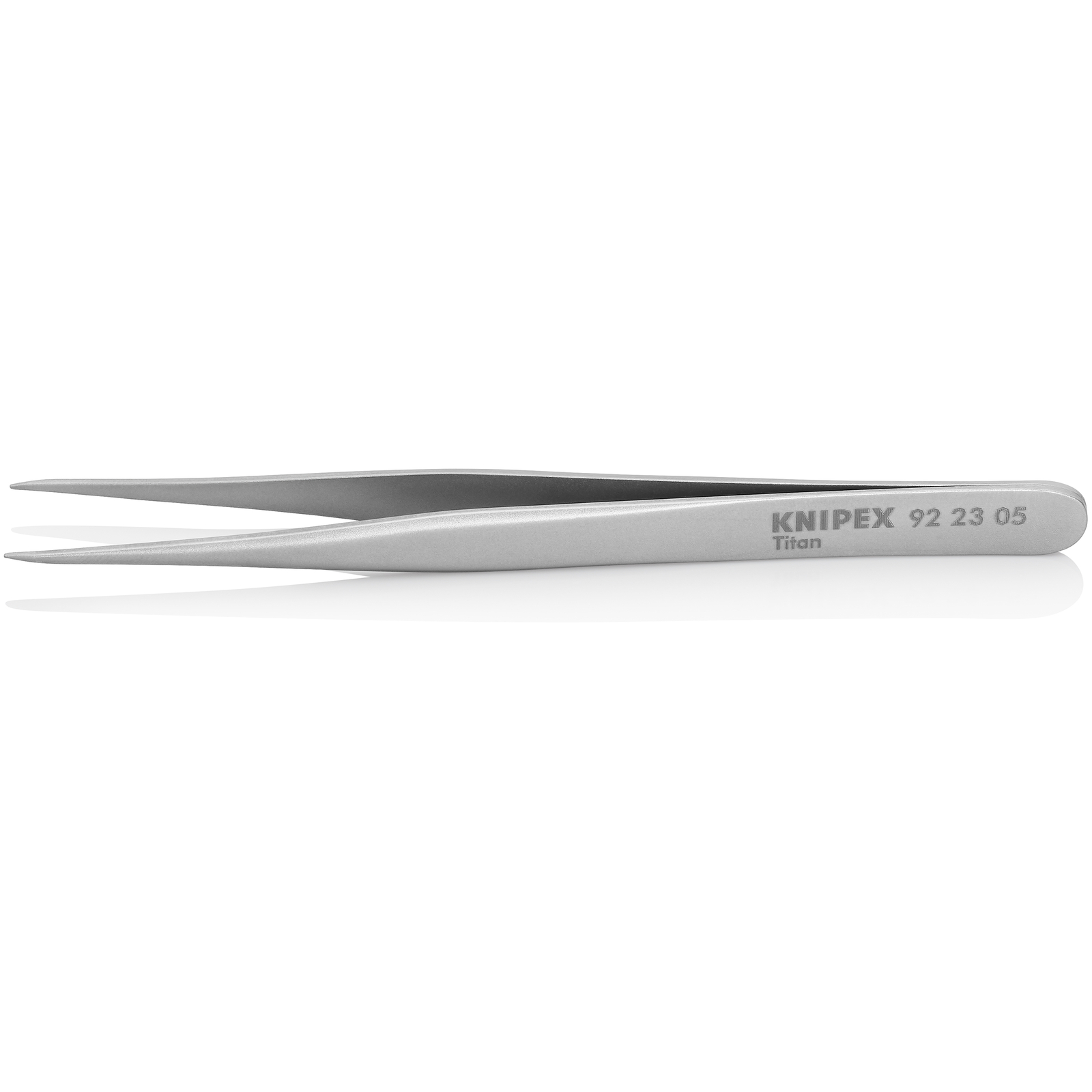Brucelle de précision 120mm droite - Pointue - Titane inoxydable antimagnétique KNIPEX - 922305