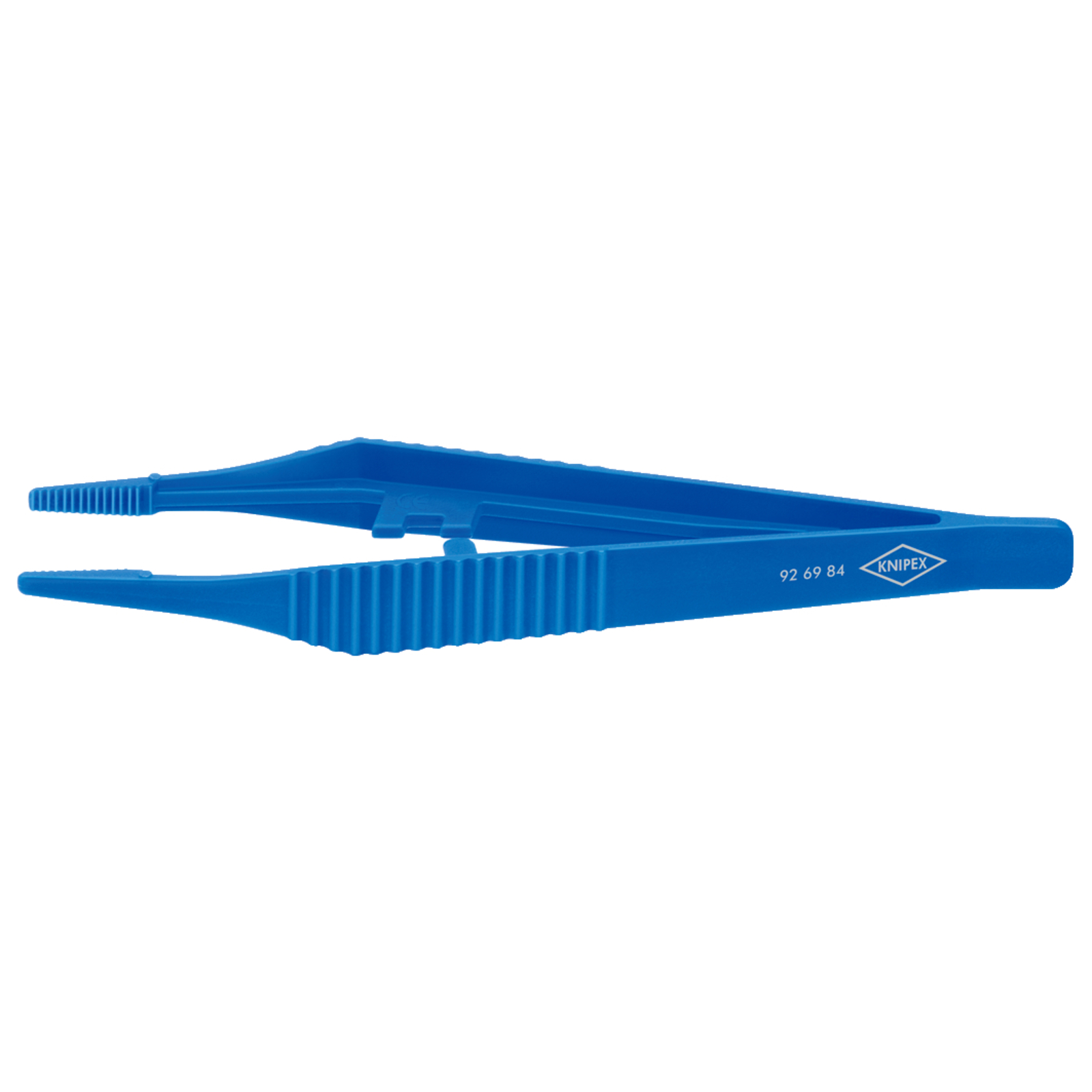 Brucelle de précision 130mm droite - Bouts carrés émoussés - Plastique robuste KNIPEX - 926984
