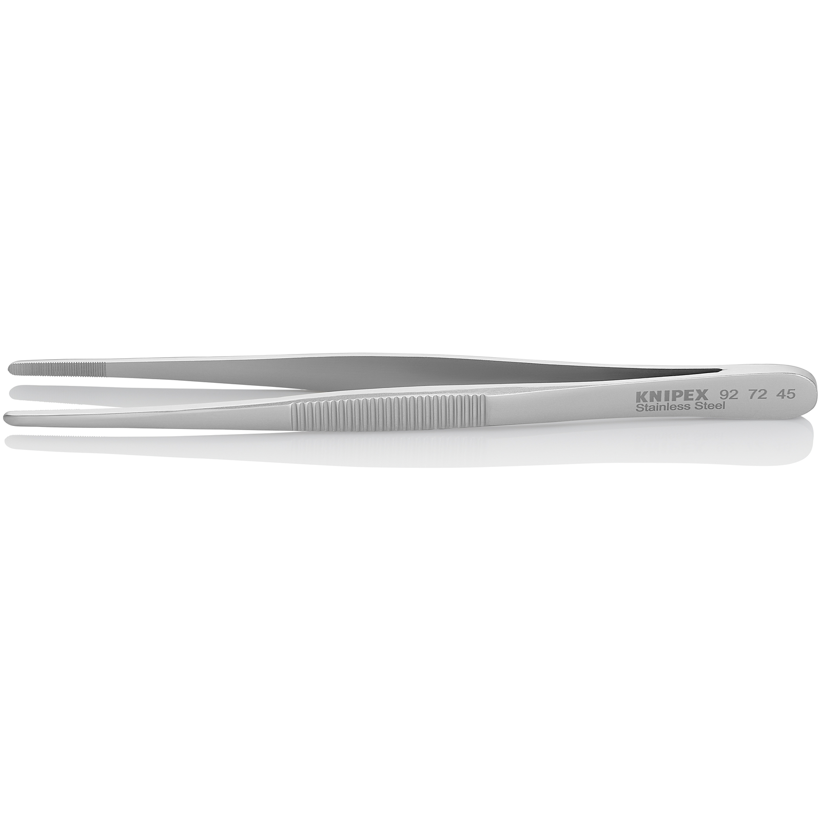 Brucelle de précision 145mm droite - Pointes rondes - Acier Inox antimagnétique KNIPEX - 927245
