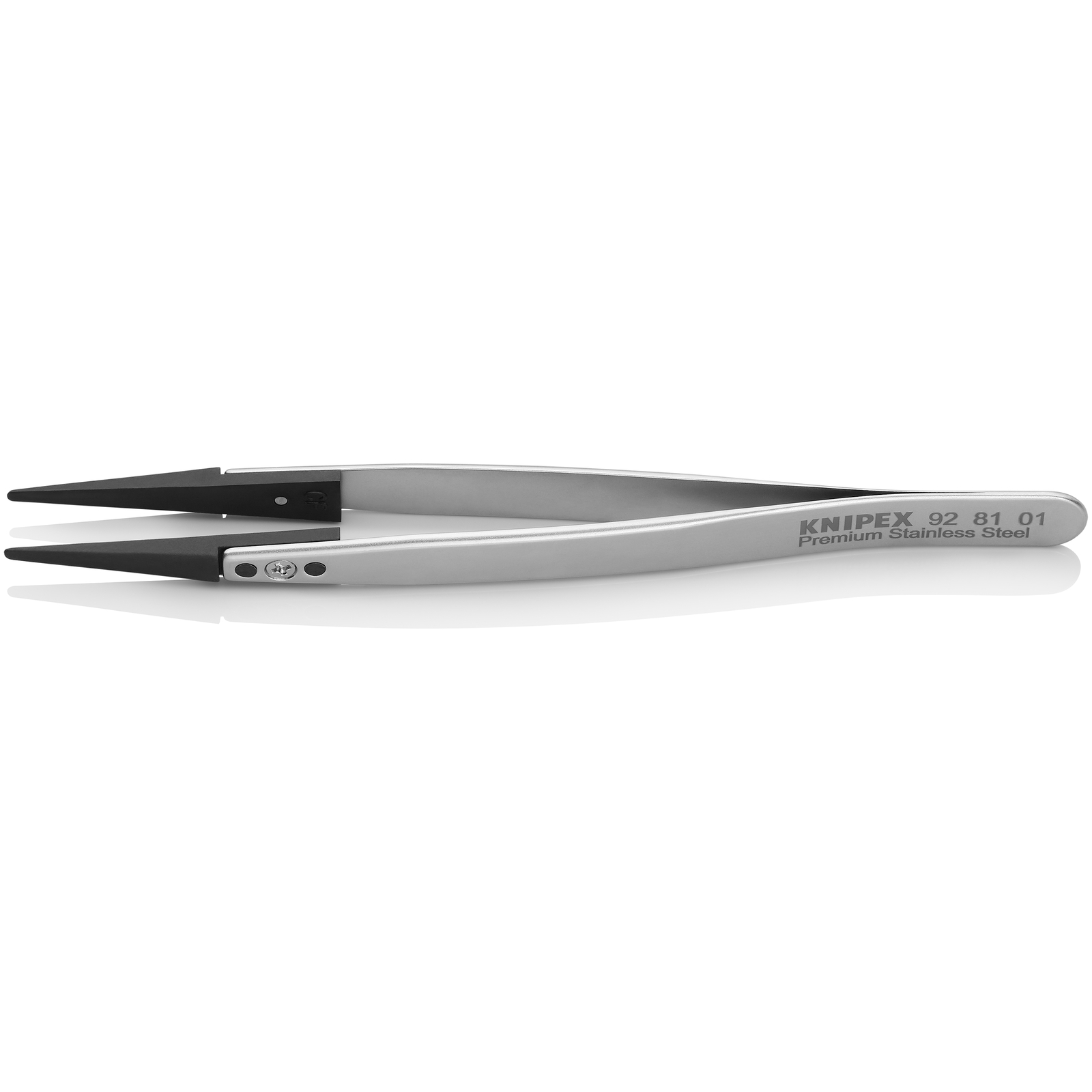 Pince brucelle inox à pointes remplaçables 130mm KNIPEX - 928101