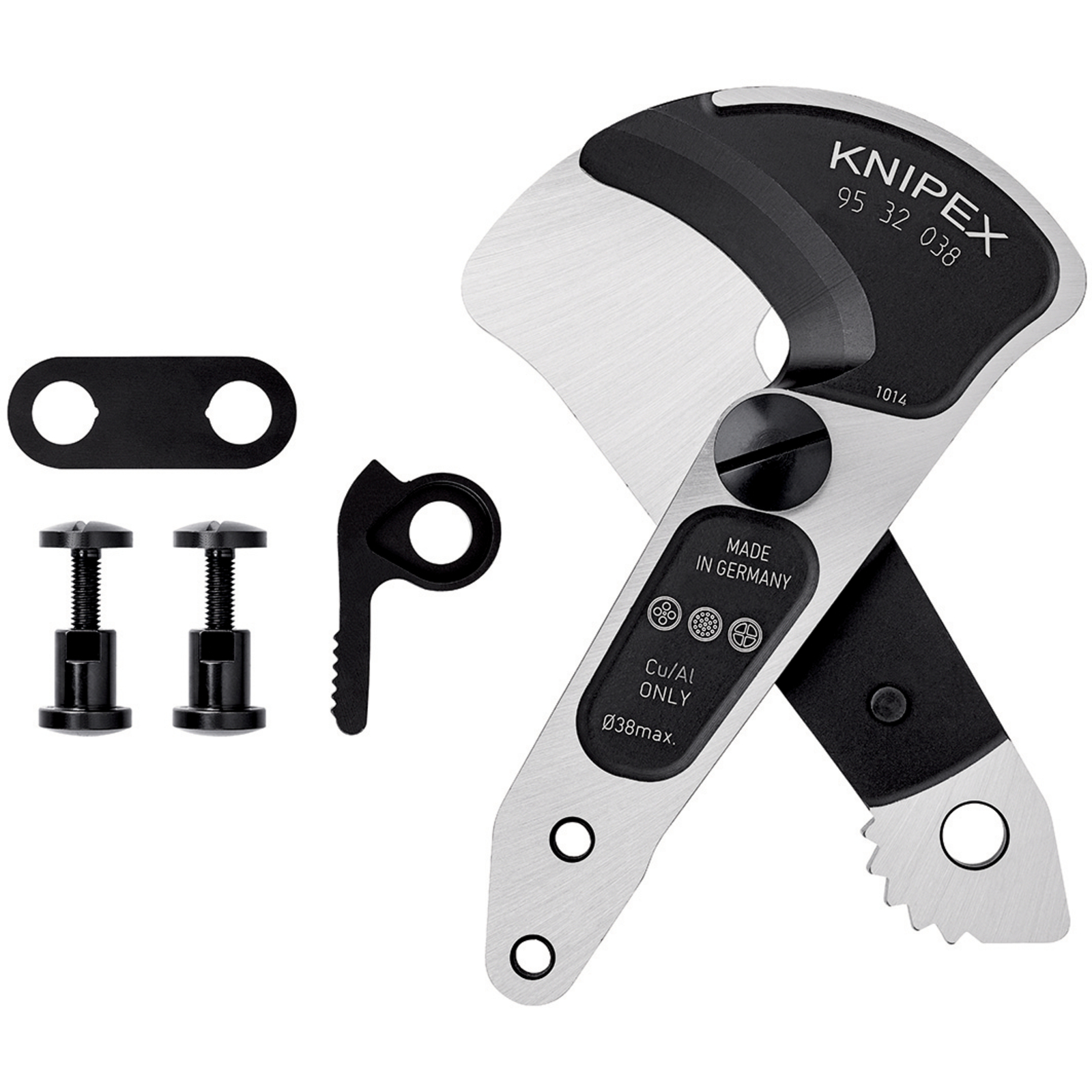 Tête de rechange pour coupe-câbles 95 03 238 - Acier trempé à l'huile KNIPEX - 9539038
