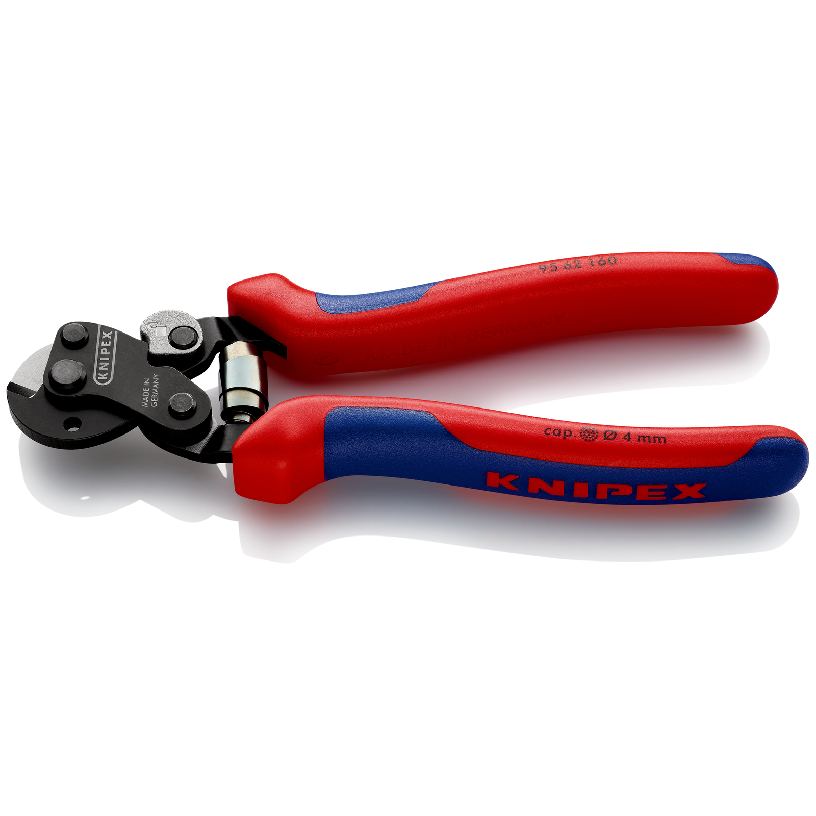 Coupe-câbles acier 160mm - D6mm - Gainage bi-matière KNIPEX - 9562160SB