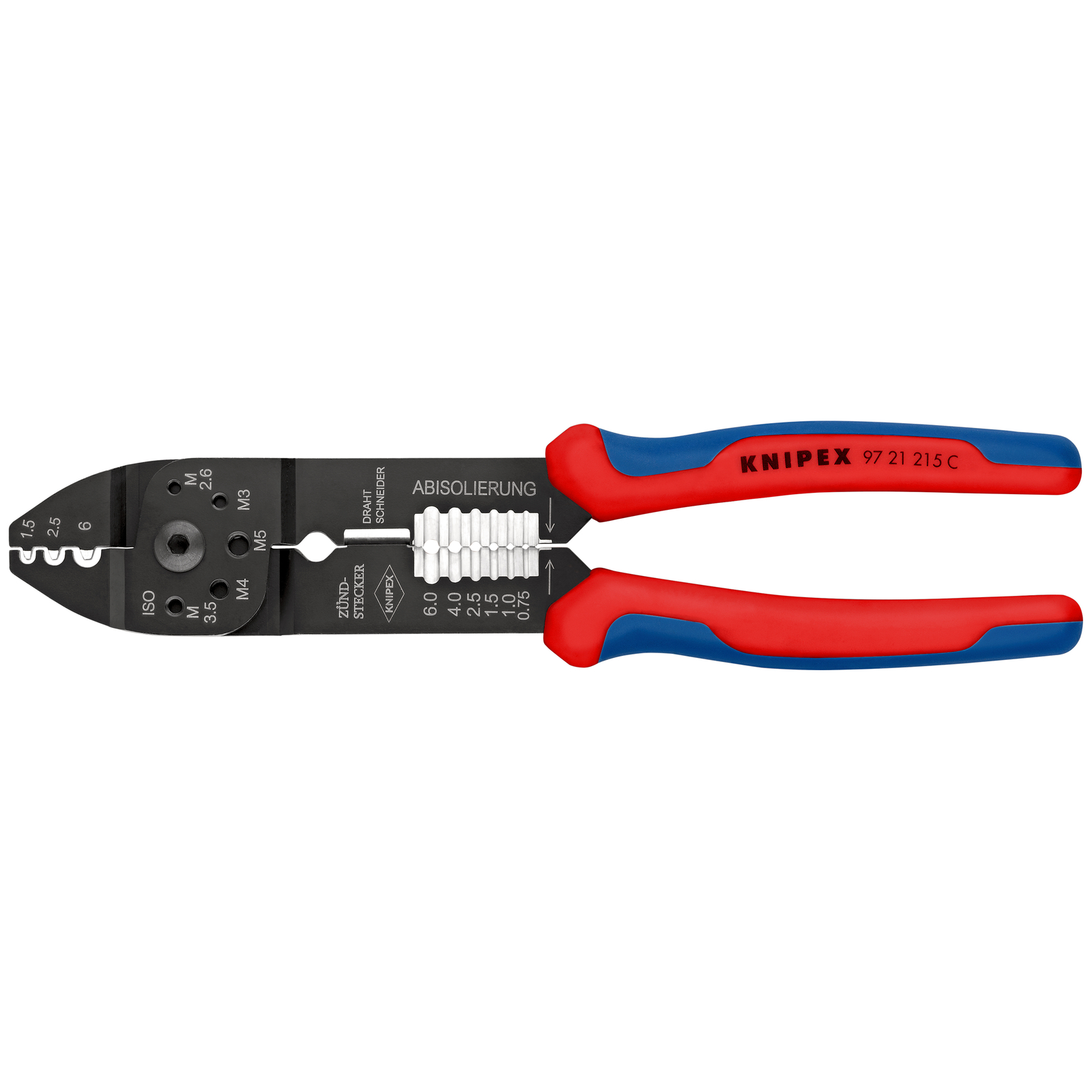 Pince à sertir universelle - Pour cosses non isolées KNIPEX - 9721215C