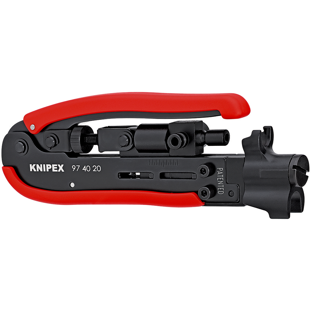 Outil de compression pr connecteurs coax KNIPEX - 97 40 20 SB