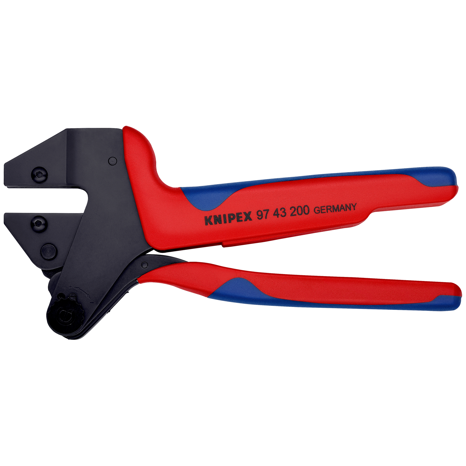 Pince à sertir universelle 200mm - Gaines bi-matière - Sans matrice ni coffret KNIPEX - 9743200A