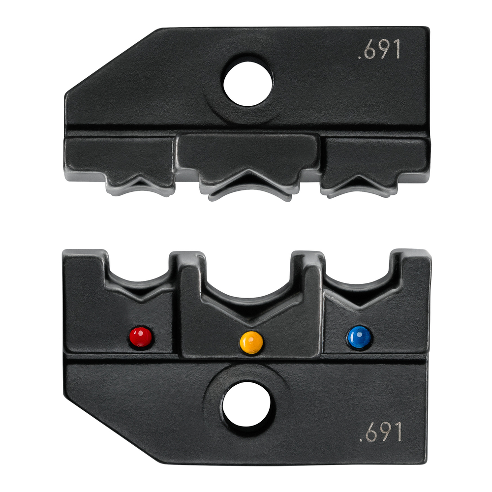 Matrice de sertissage pour cosses PIDG pré-isolées 0,5 à 6mm² KNIPEX - 974906PI