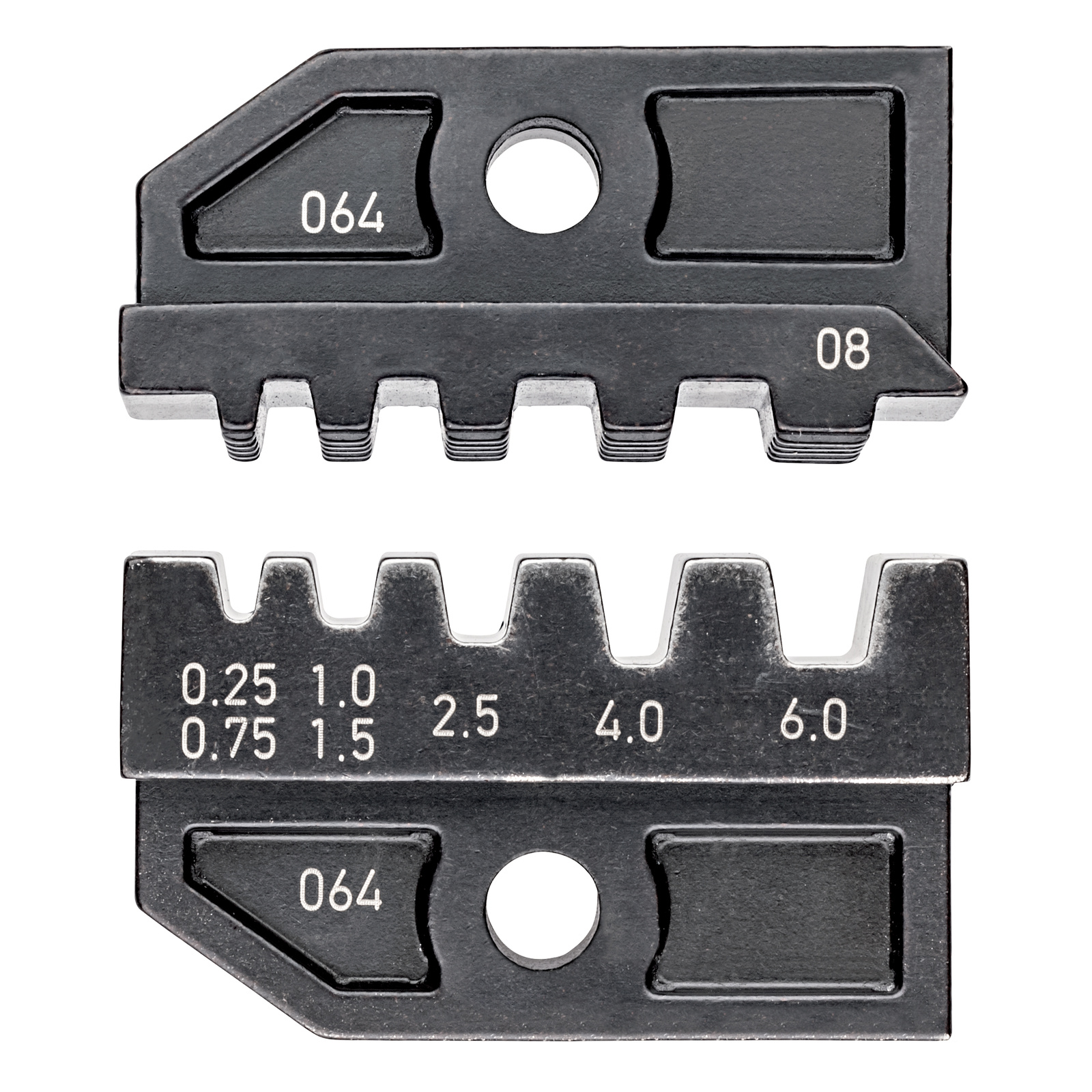 Matrices pour 97 43 200 - Sertissage embouts de câble isolés ou non 0,25 à 6mm² KNIPEX - 974908