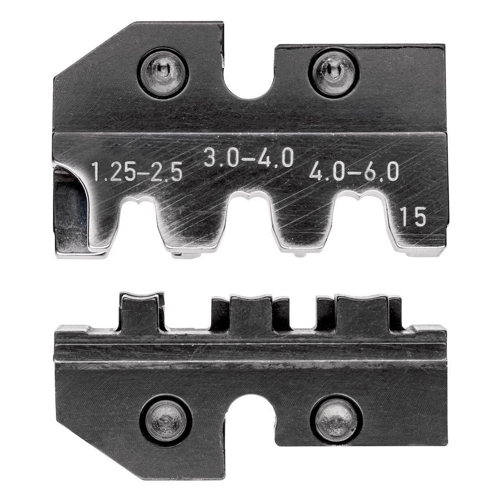 Matrices pour 97 43 200 - Sertissage fiches drapeaux et à fût ouvert 1 à 6mm² KNIPEX - 974915