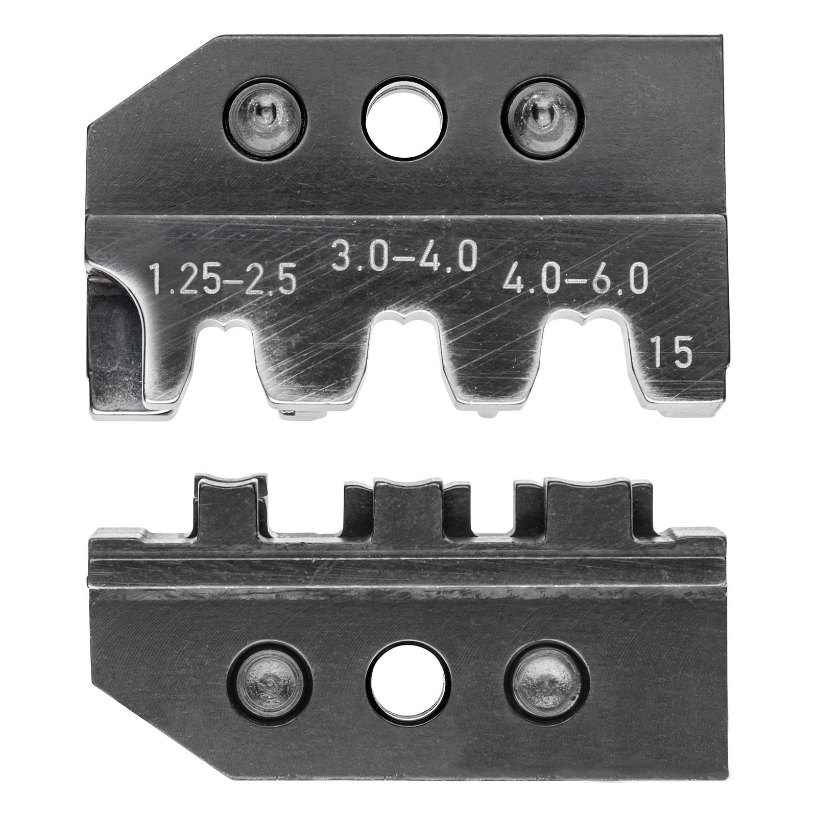 Matrices pour 97 43 200 - Sertissage fiches drapeaux et à fût ouvert 1 à 6mm² KNIPEX - 974915