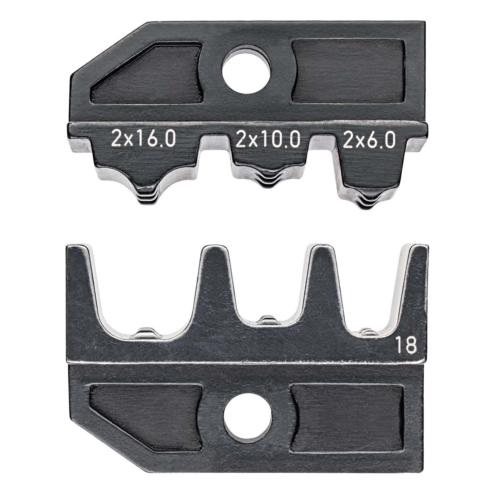 Matrices pour 97 43 200 - Sertissage embouts de câbles jumelés 2x6/2x10/2x16mm² KNIPEX - 974918