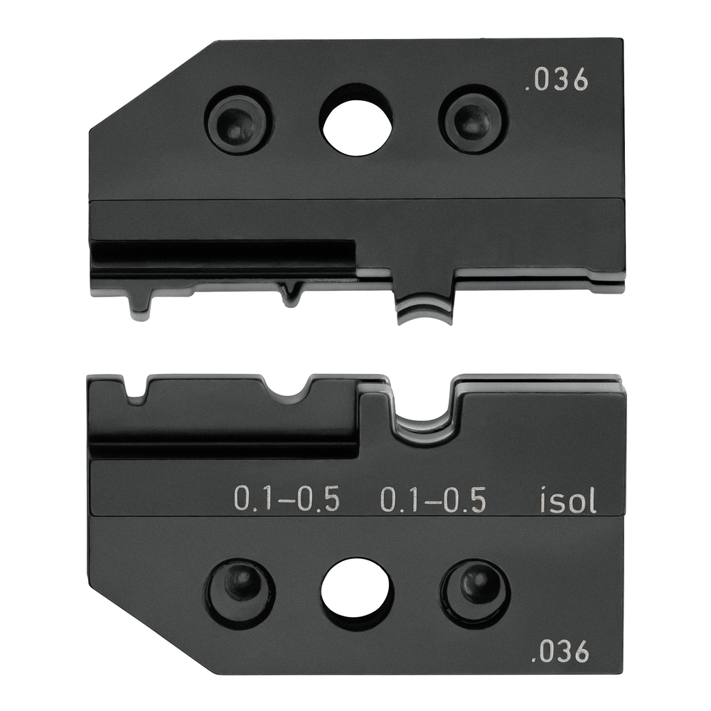 Matrice de sertissage pour cosses non isolées et pré-isolées 0,1 à 0,5mm² KNIPEX - 974921