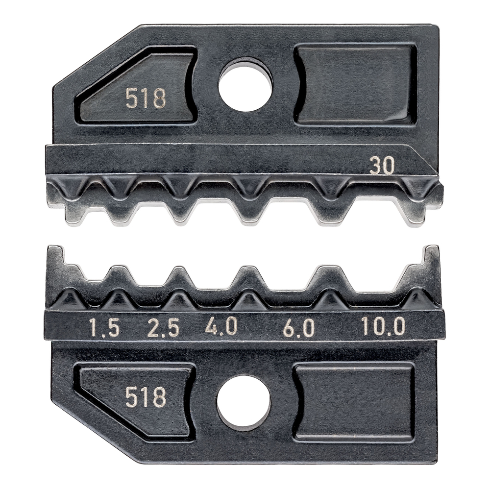 Matrices pour 97 43 200 Sertissage connecteurs sertis selon DIN46267 1,5 à 10mm² KNIPEX - 974930