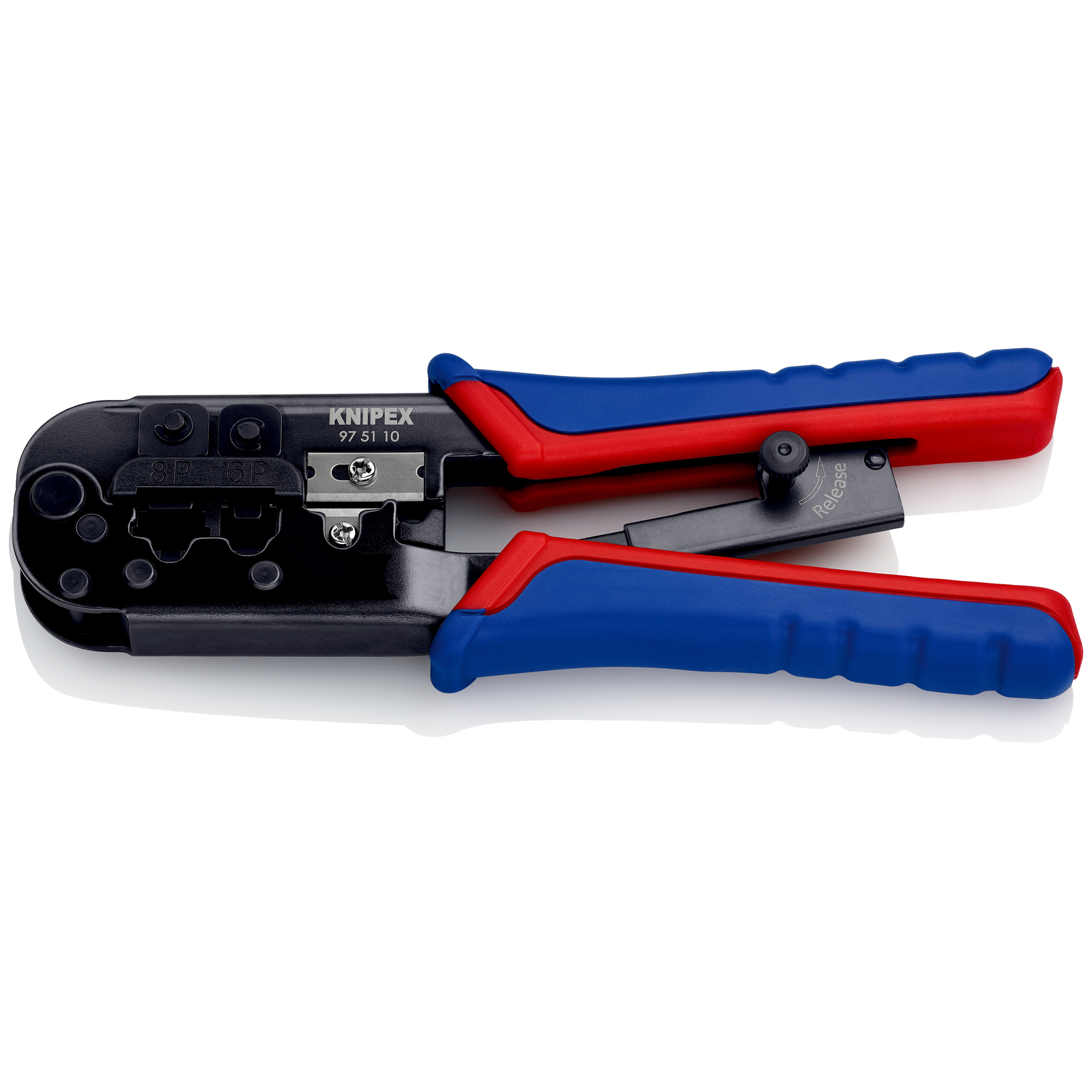 Pince à sertir pour fiches Western - RJ 11 /12 /45 KNIPEX - 975110SB