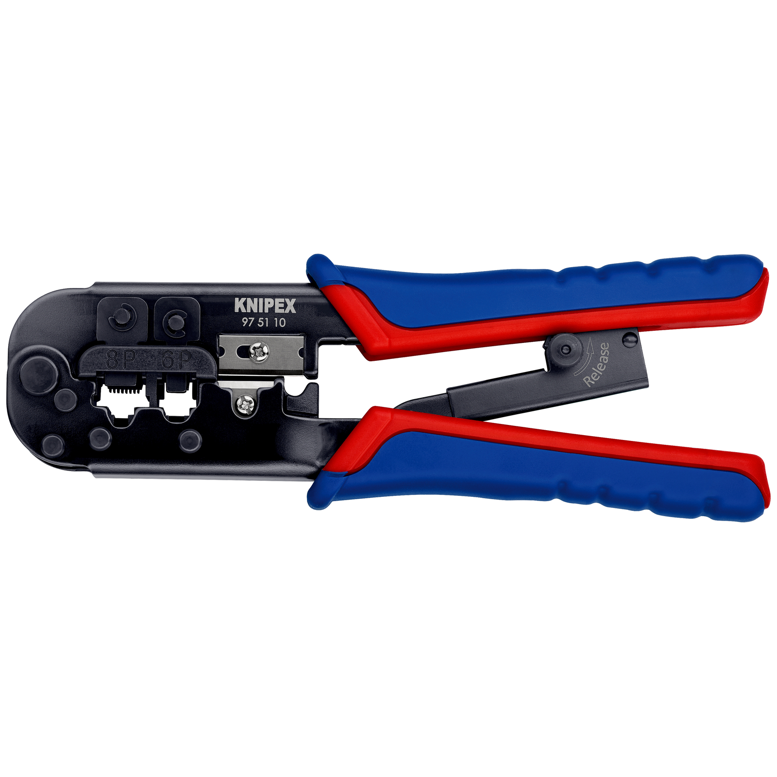 Pince à sertir pour fiches Western - RJ 11 /12 /45 KNIPEX - 975110
