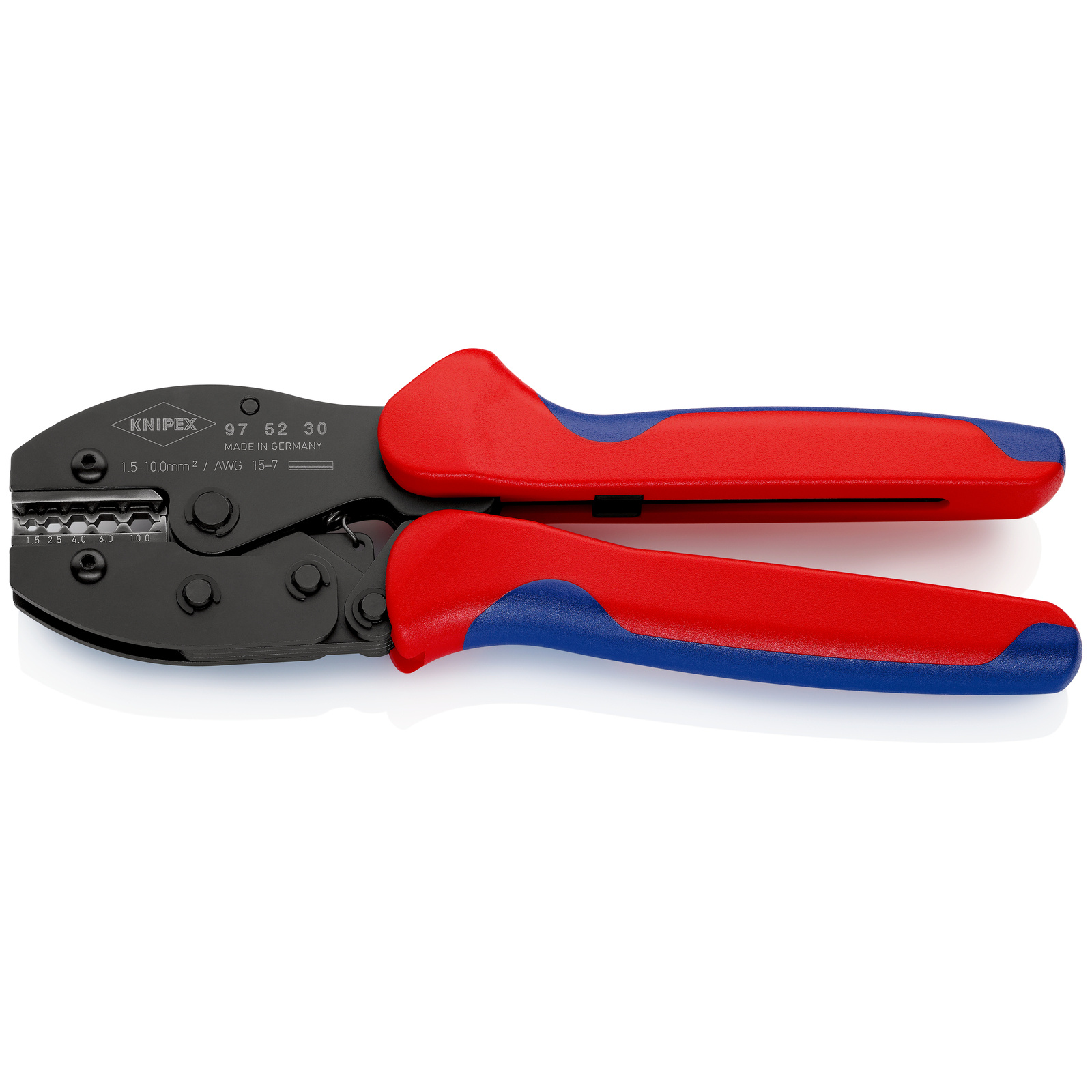 Pince à sertir PreciForce - Pour manchons non isolés 1,5 - 10mm² KNIPEX - 975230SB