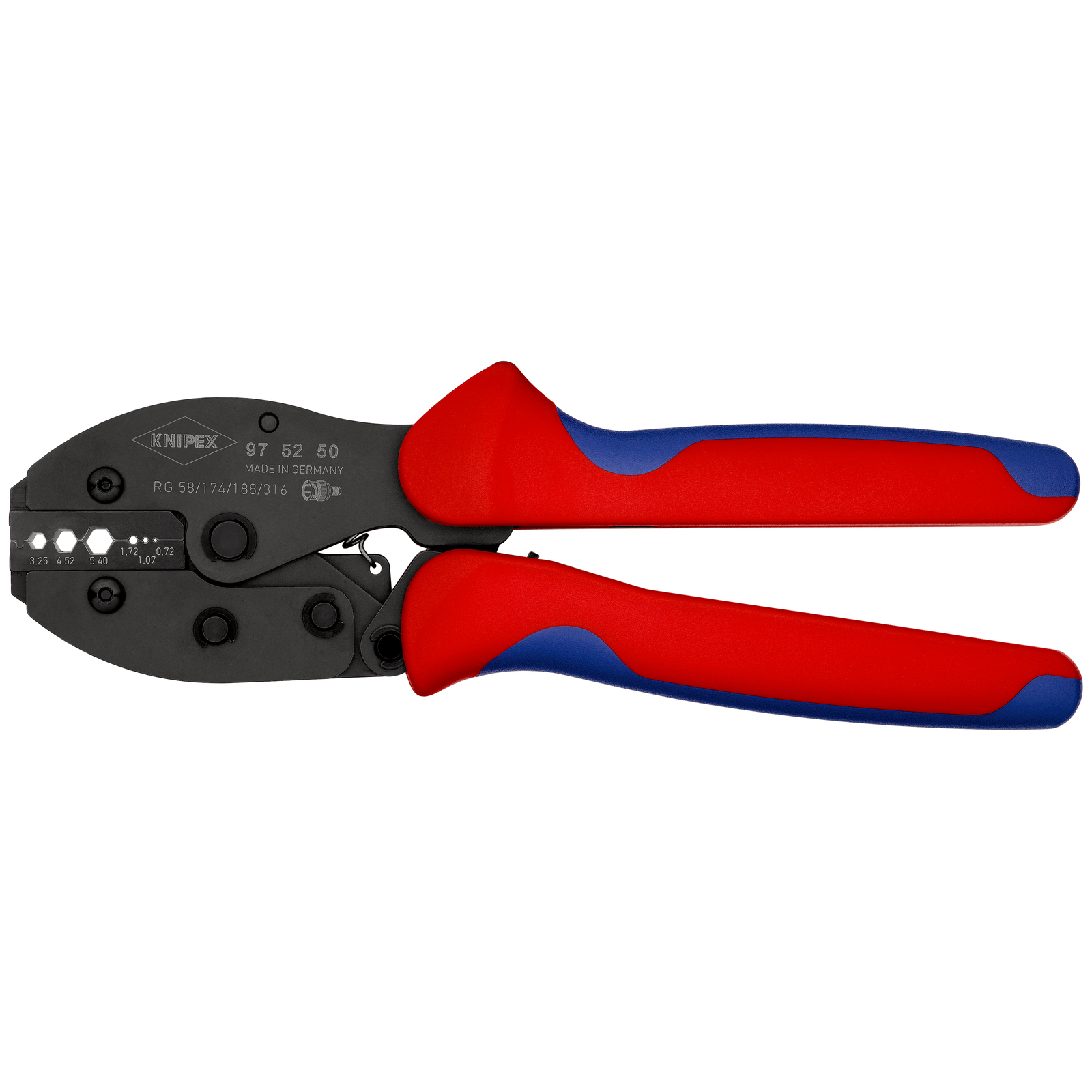 Pince à sertir PreciForce - Pour connecteurs coaxiaux KNIPEX - 975250